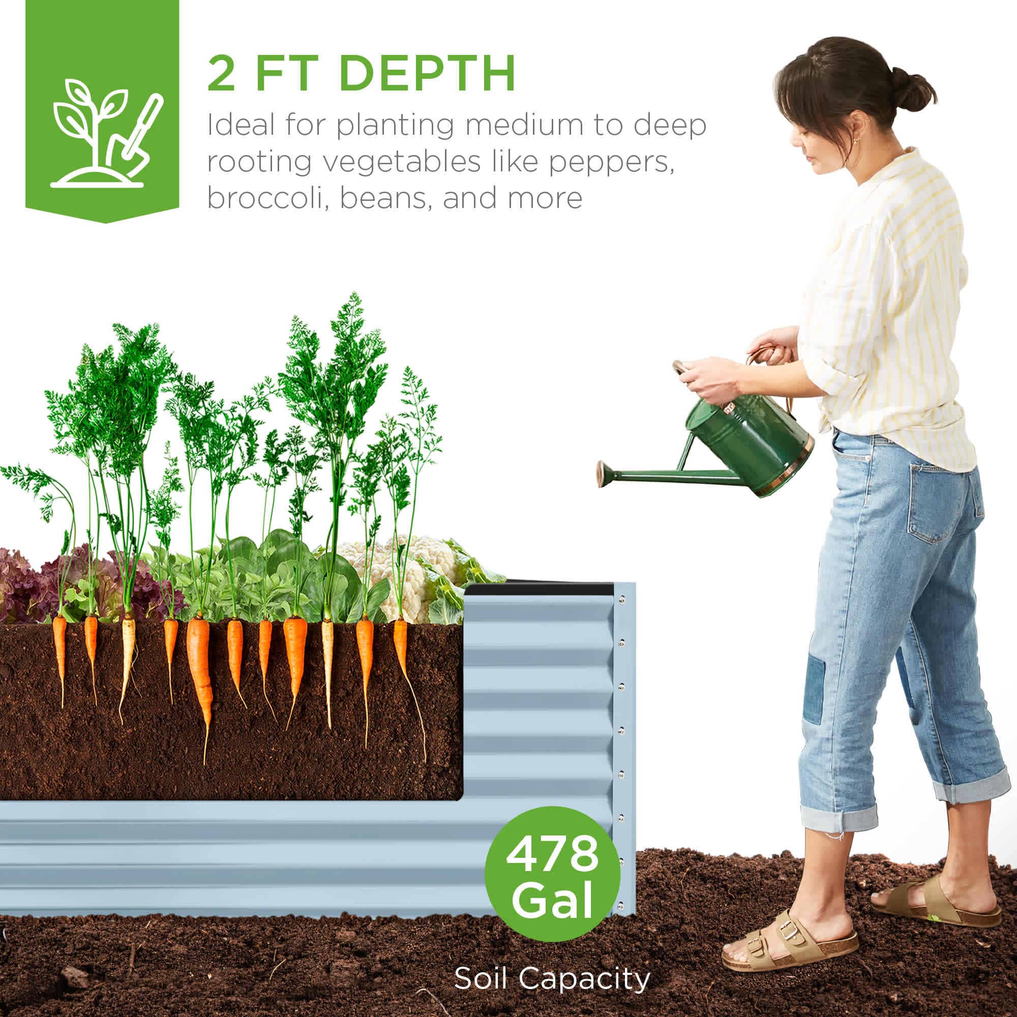 Best Choice Products SKY8957 Raised-Garden-Beds - View #3