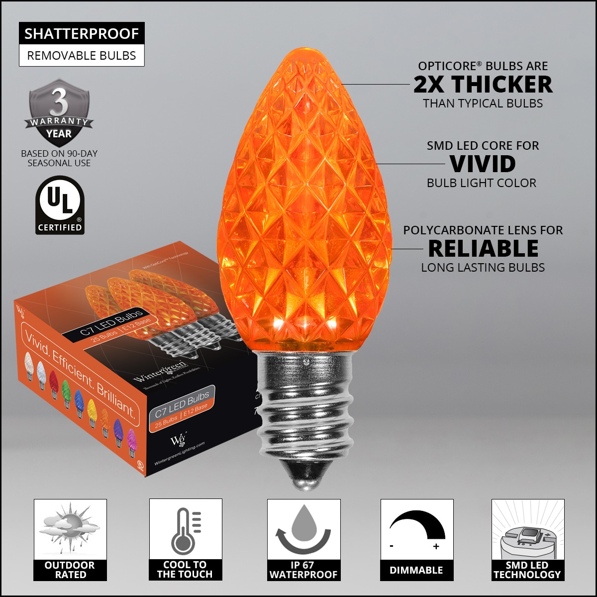 Wintergreen Lighting 72622 String-Light-Bulbs-Fuses - View #2