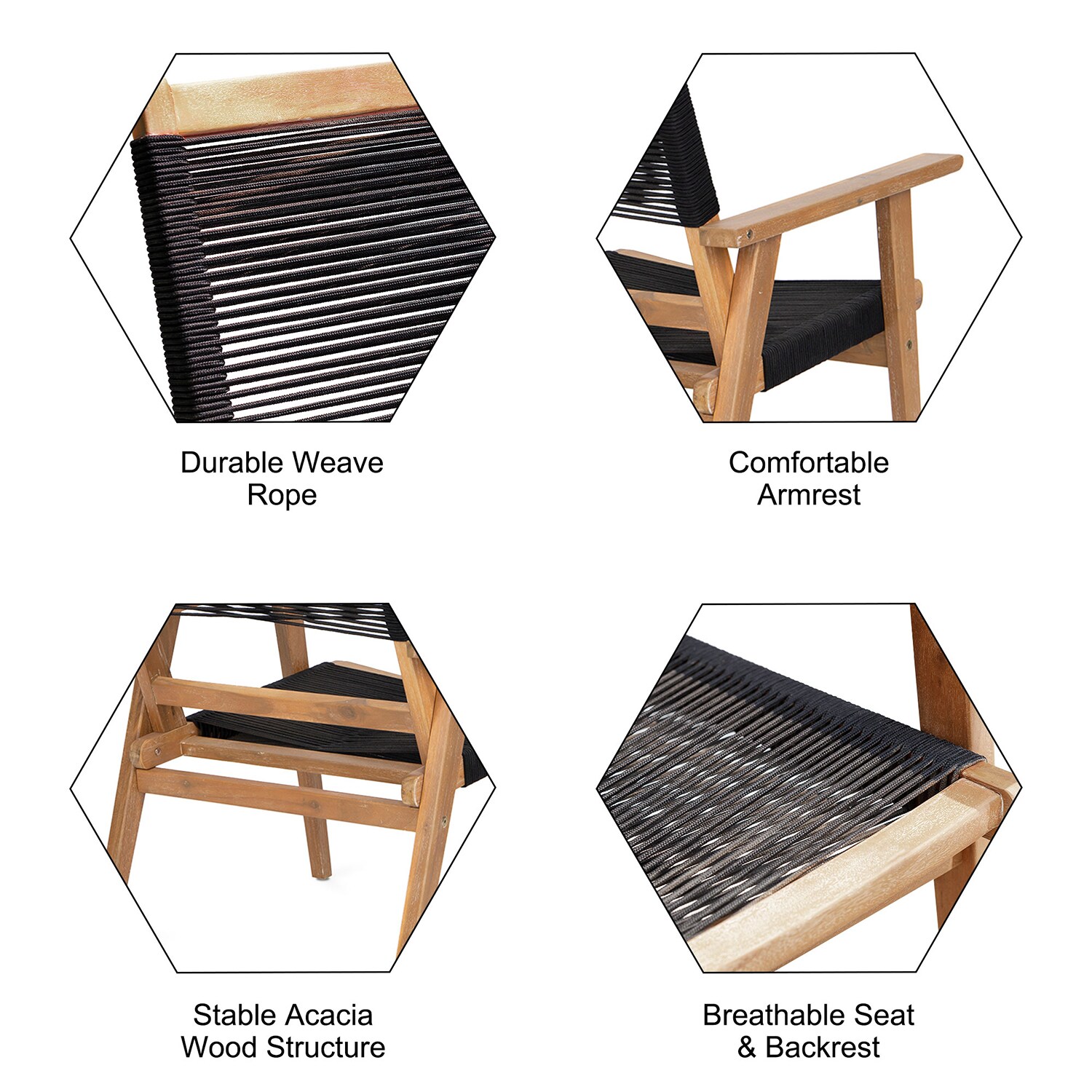 SINOFURN SYB210001WT Patio-Chairs - View #2