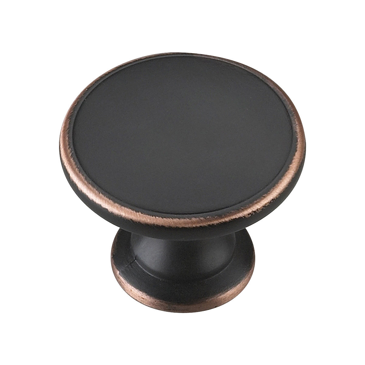 Richelieu BP881BORB Marseille 1-3/4-in Brushed Oil-Rubbed Bronze Round Transitional Cabinet Knob