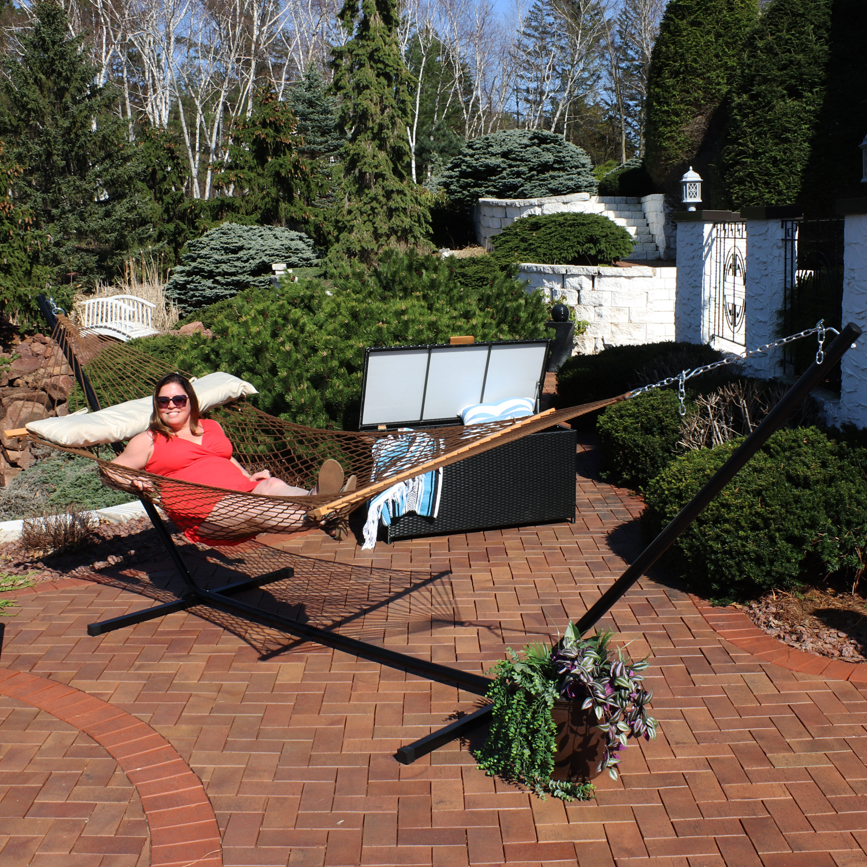 Sunnydaze Decor LY-PDRH-BRN-COMBO hammocks - View #9