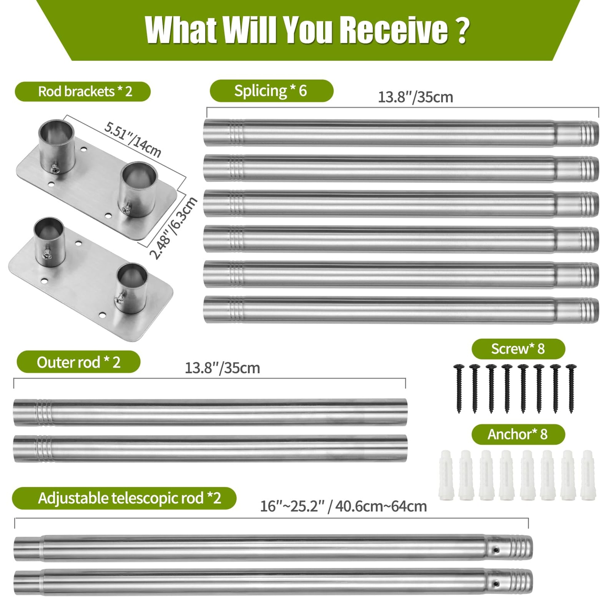 Numhew NHLYNN43276 Shower-Rods - View #7