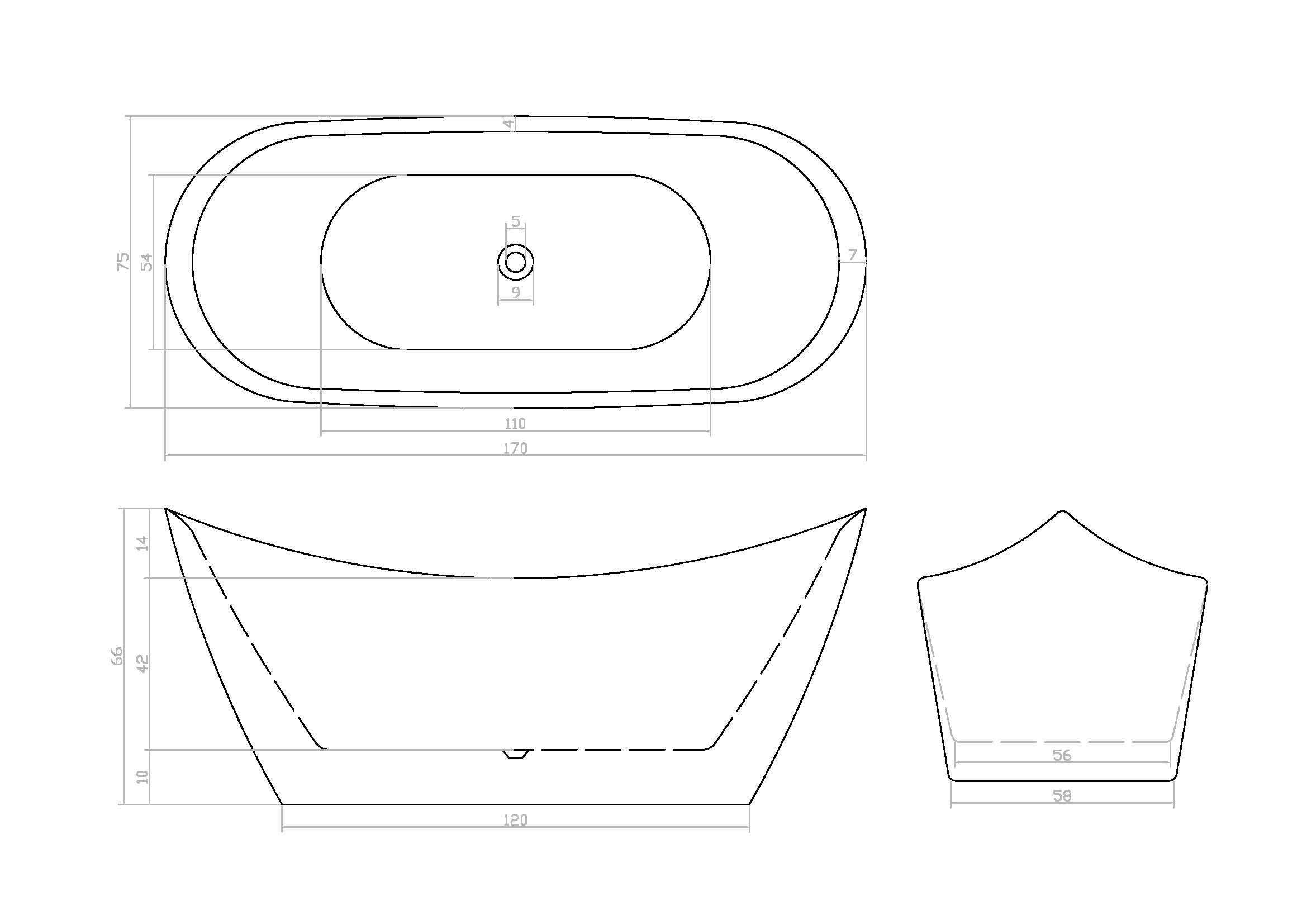 WELLFOR CB-80092 bathtubs - View #8
