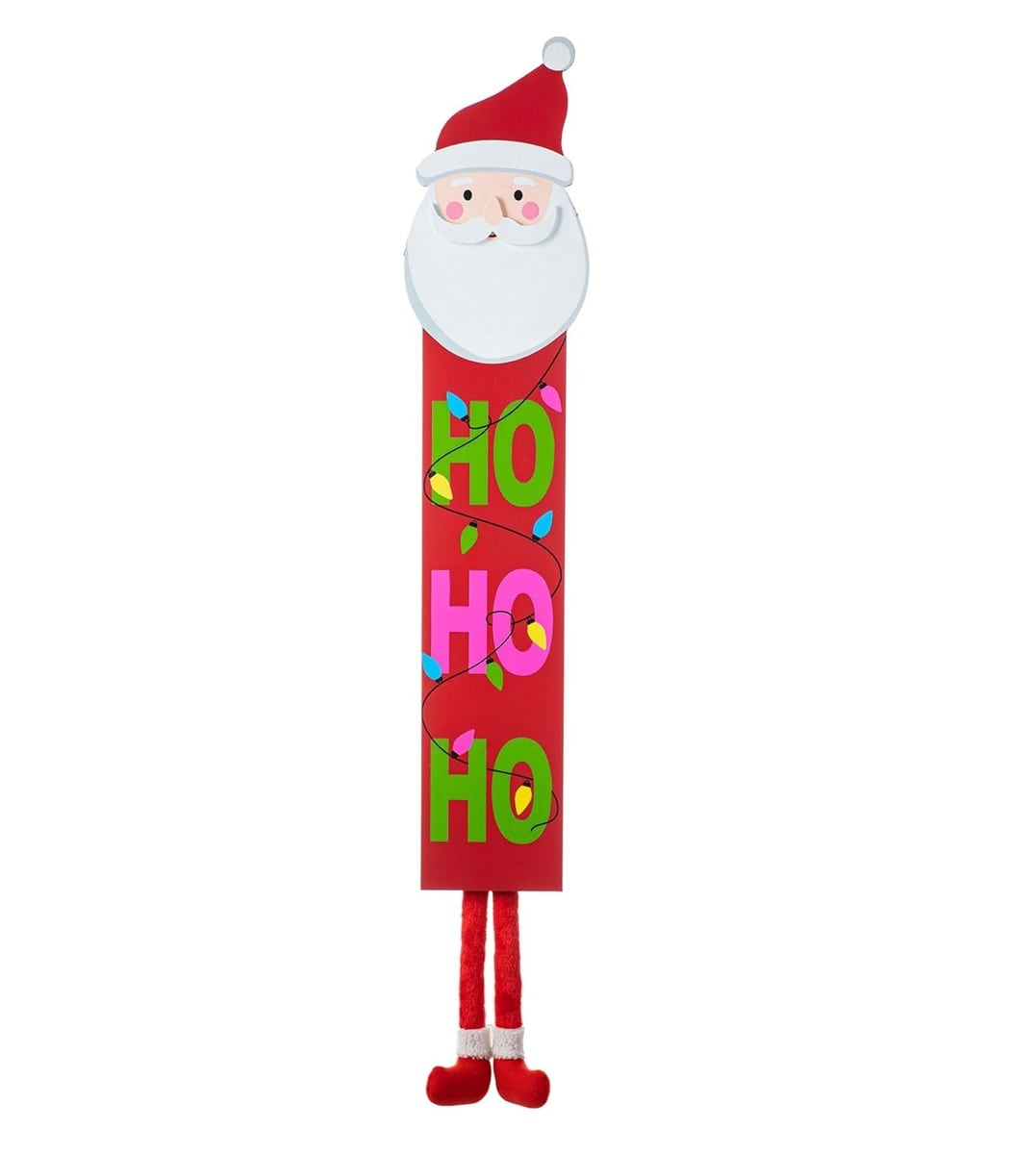 Glitzhome 54-in Freestanding Santa Christmas Decor