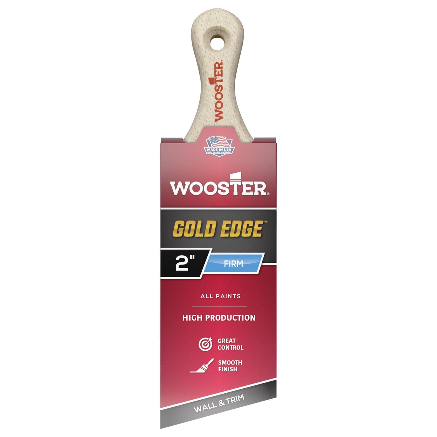 Celebrations -  Gold Edge 2 in. Firm Angle Paint Brush
