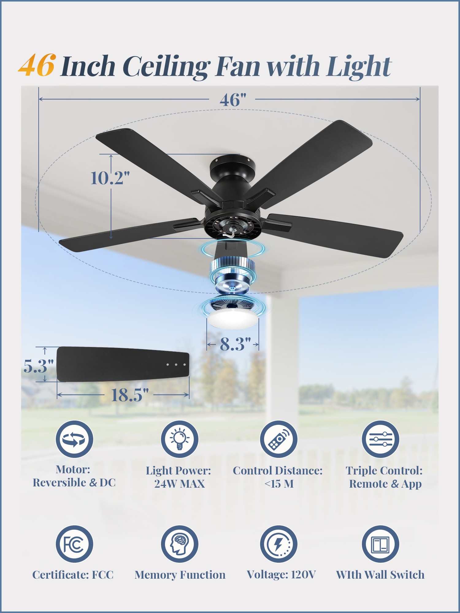 ZMISHIBO F-LY46BK-1X01LS Ceiling-Fans - View #4