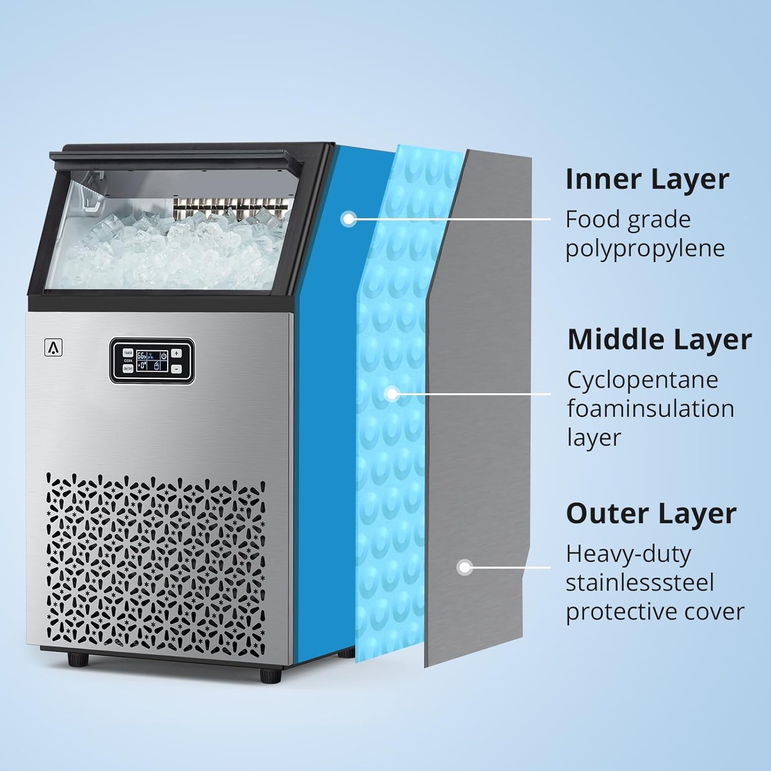 Qeetex LHF-DYQ-PHO-0X7QNH6K Commercial-Ice-Makers - View #6