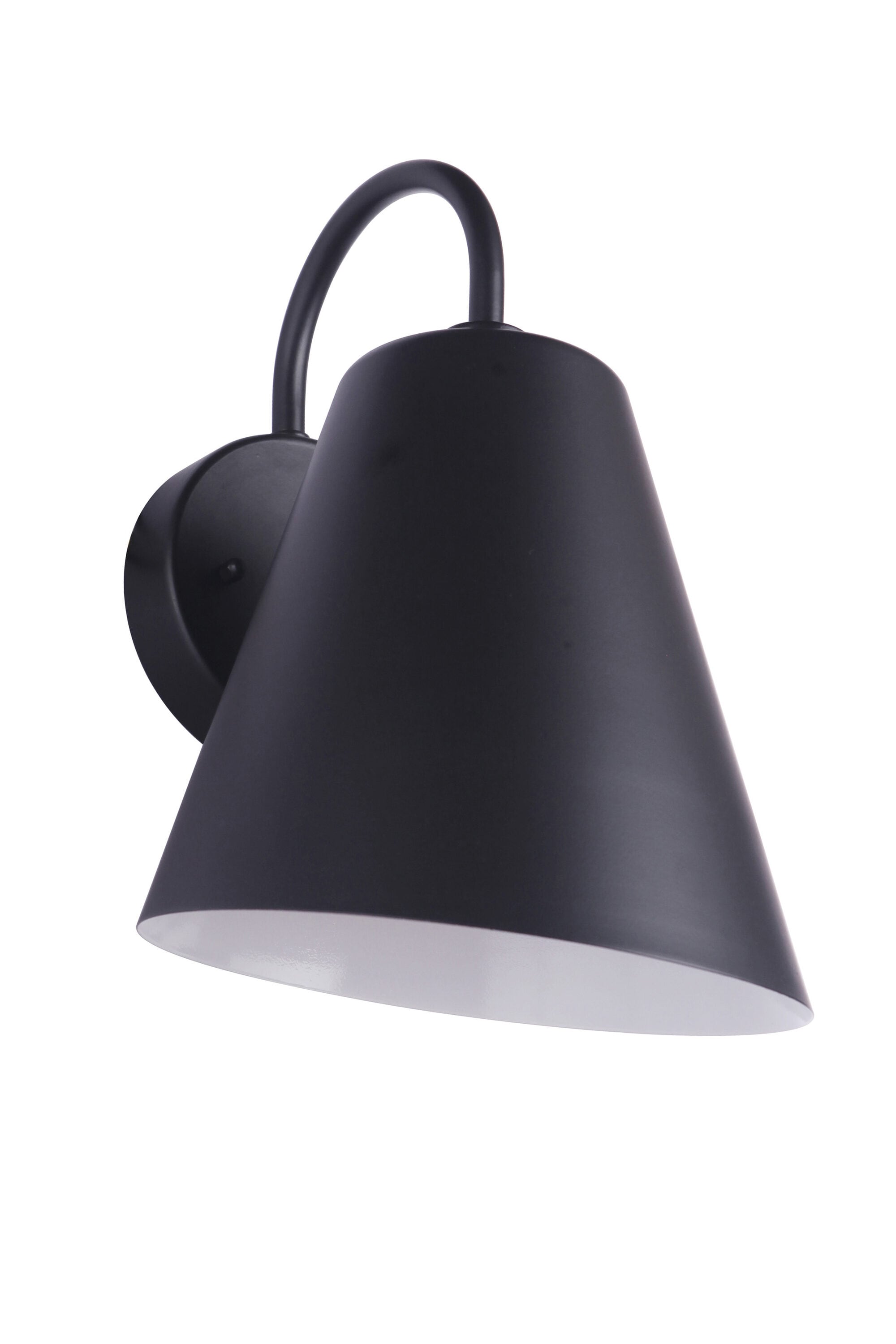 Craftmade ZA5014-MN Point Clear 1 -Light 13-in H Black Hardwired Dark Sky Outdoor Wall Light