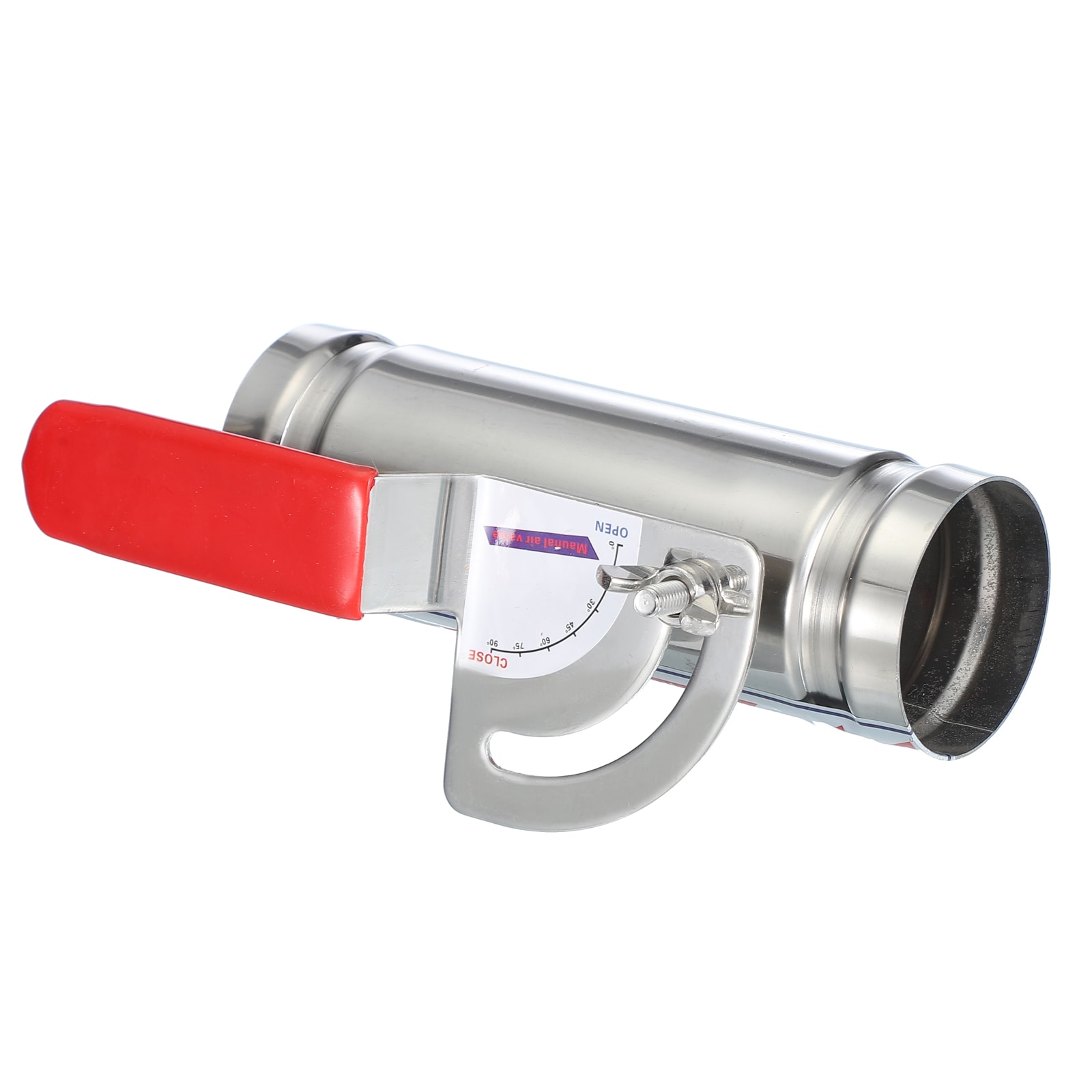 Duct Manual Volume Backdraft Damper, 4 Inch, Airflow Ducting Branch Vent Damper Air Control Valve, Adjustment Handle Stainless Steel, For HVAC - View #9