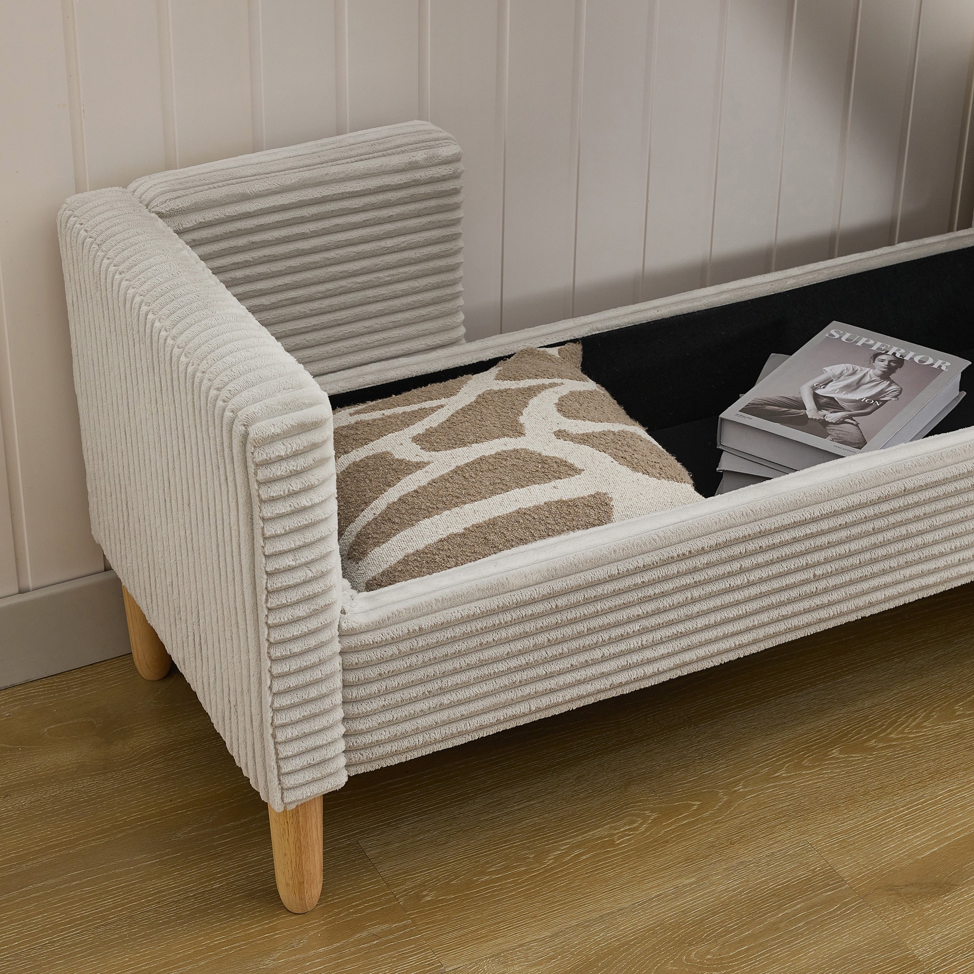 Aortzio HM-S4085-LIGHT GRAY bench - View #10