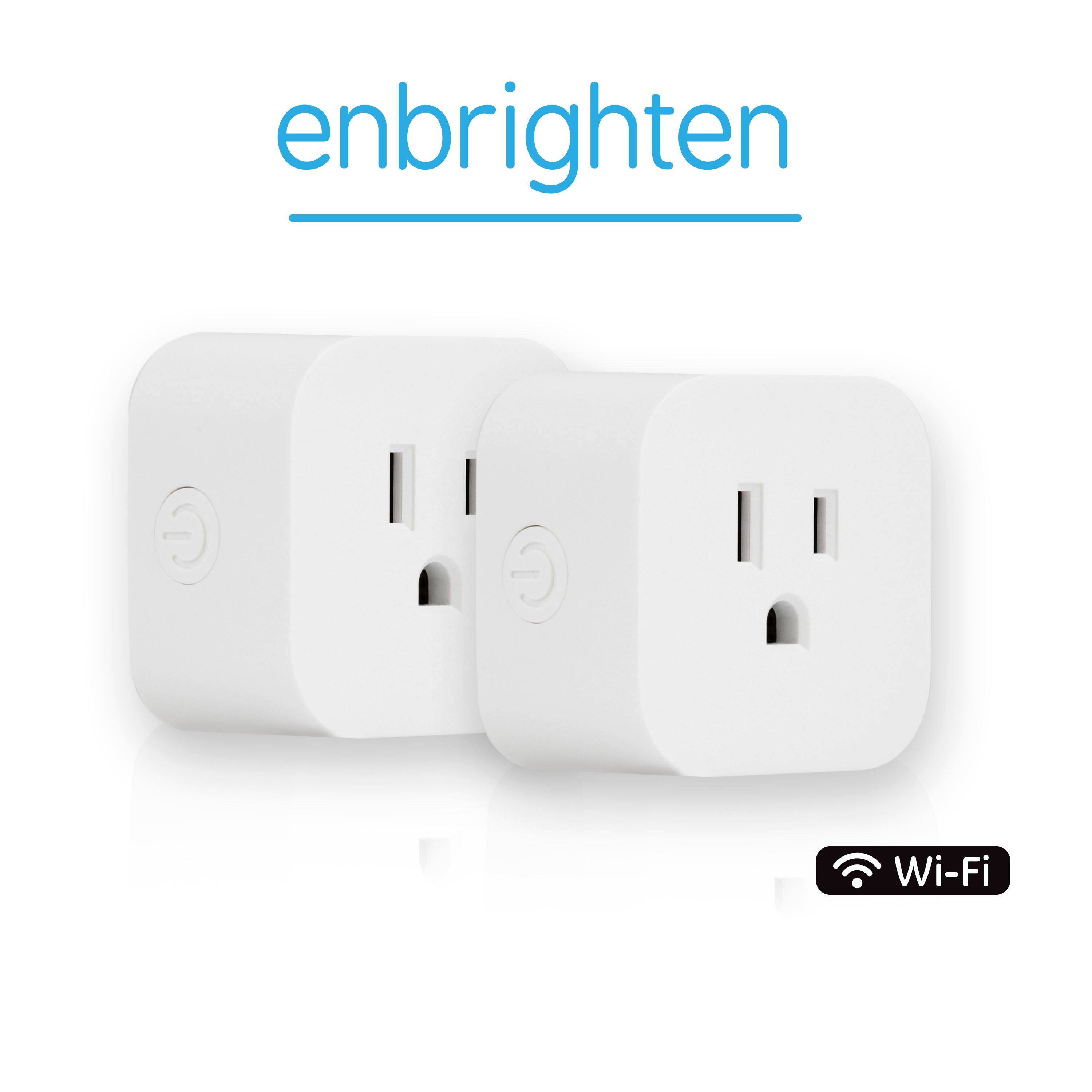 Enbrighten Zigbee Plug-in Smart Switch, Dual Controlled Outlets – ZB4103