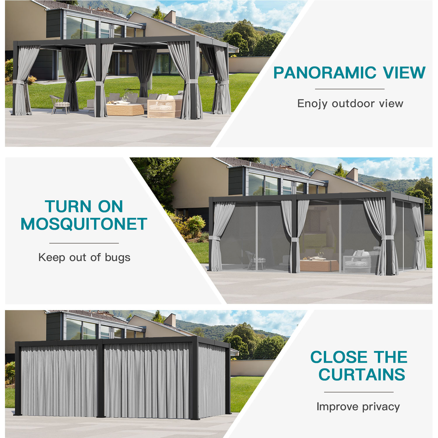 Bapipro BPTS302L56 Pergolas-2 - View #9