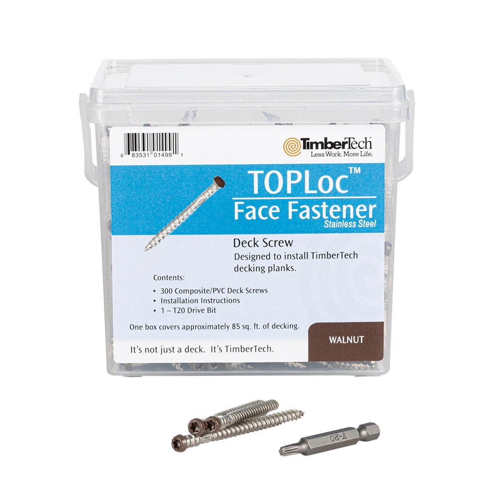 TimberTech TLOC300SSW #10 x 3-in Composite Deck Screws ( 300 -Per Box )