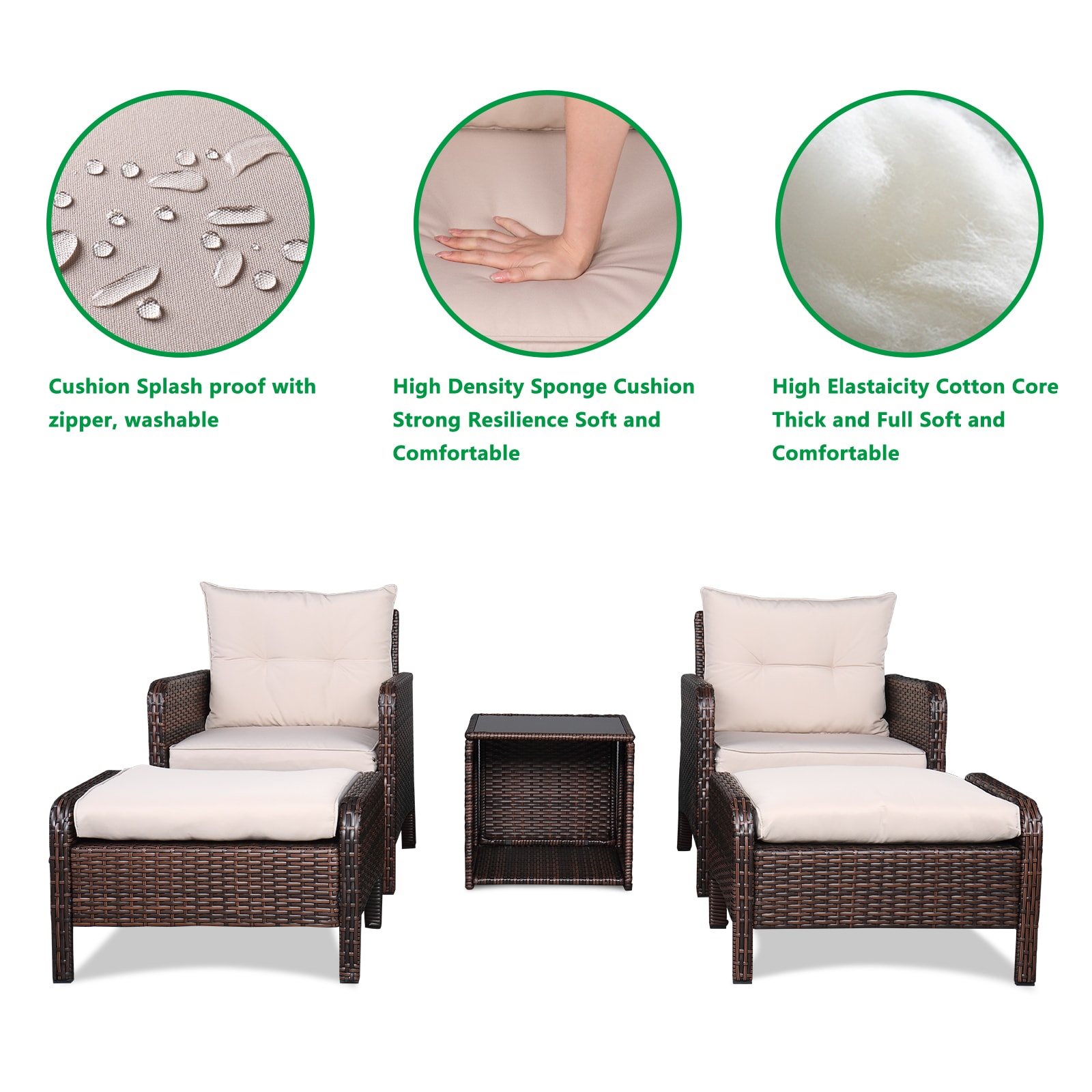Winado 333689264532 Patio-Conversation-Sets - View #7