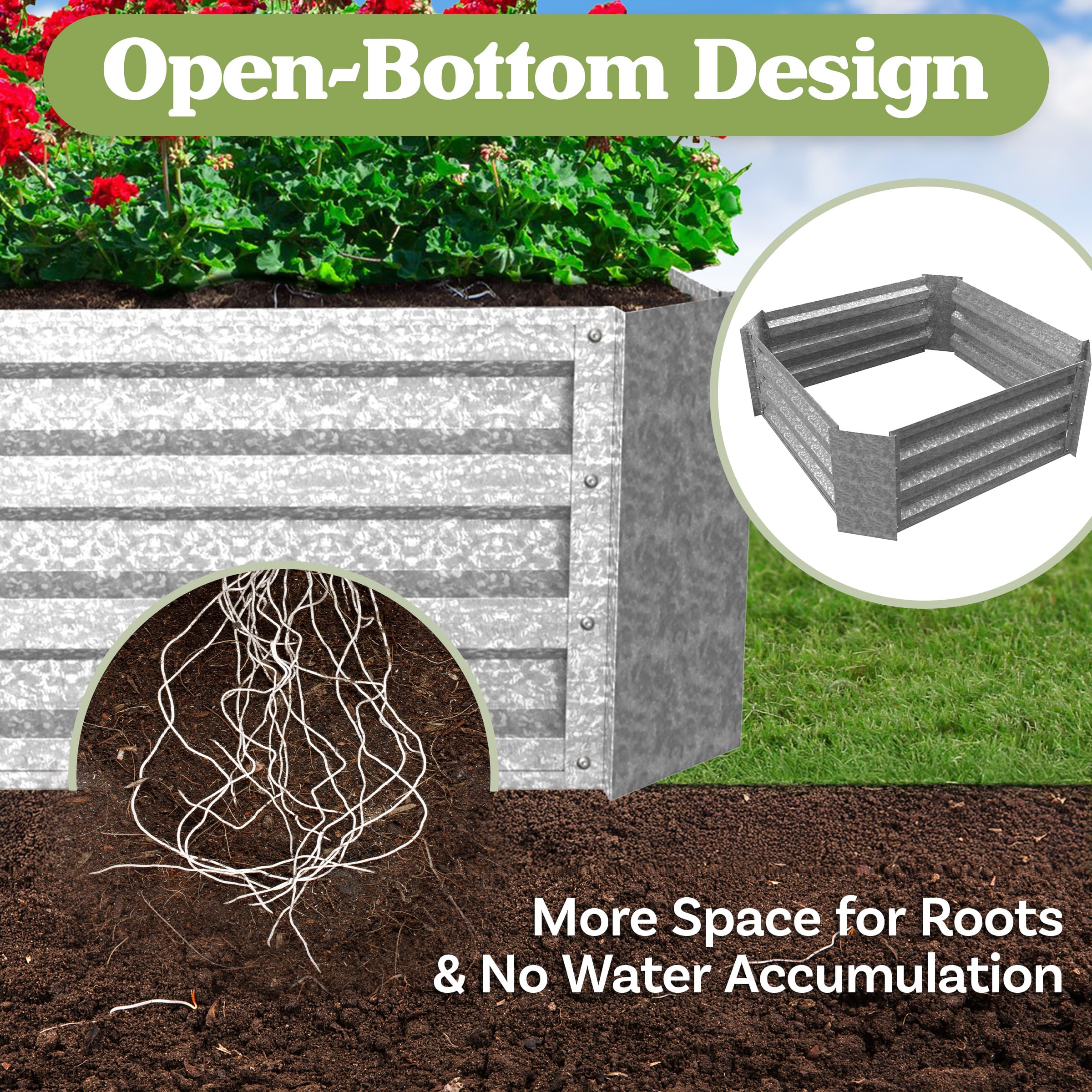Nature Spring 677927PYA Raised-Garden-Beds - View #2