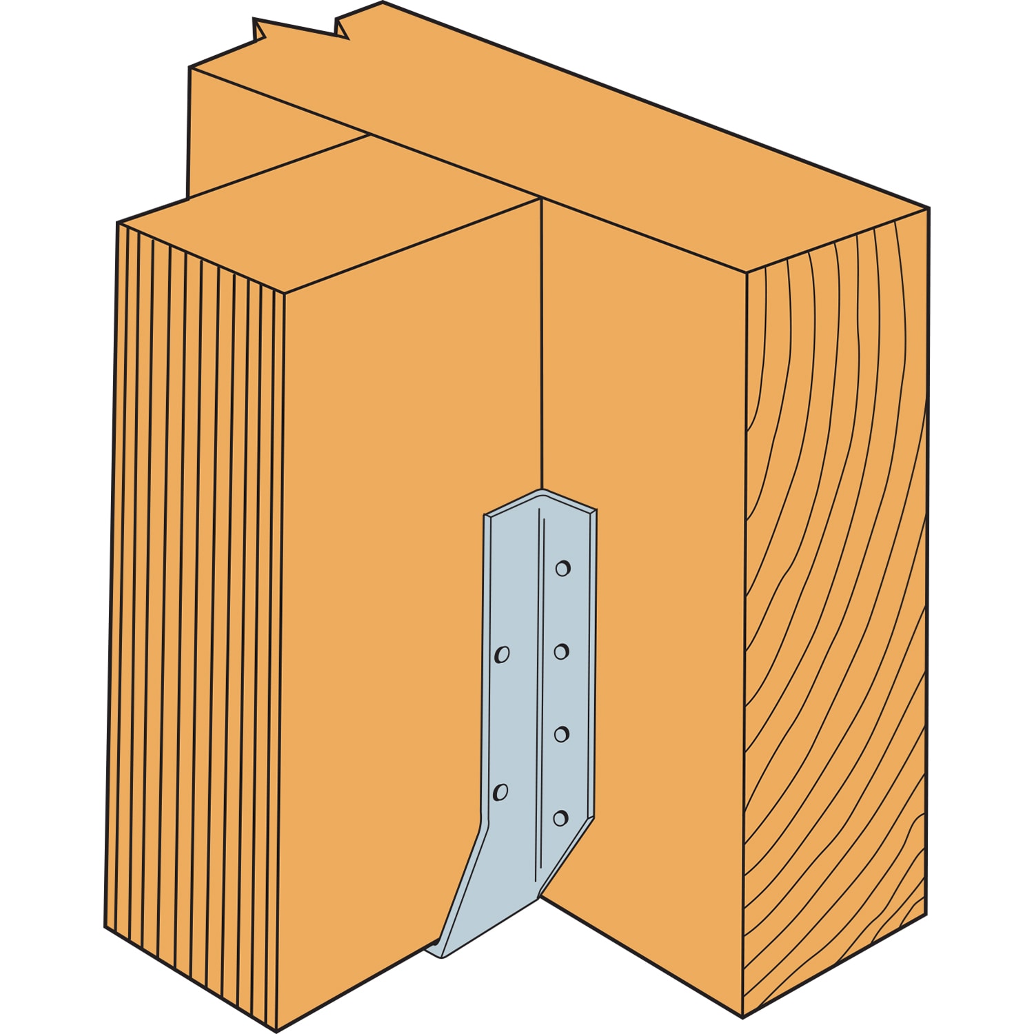 Simpson Strong-Tie HU210 Joist-Hangers - View #2