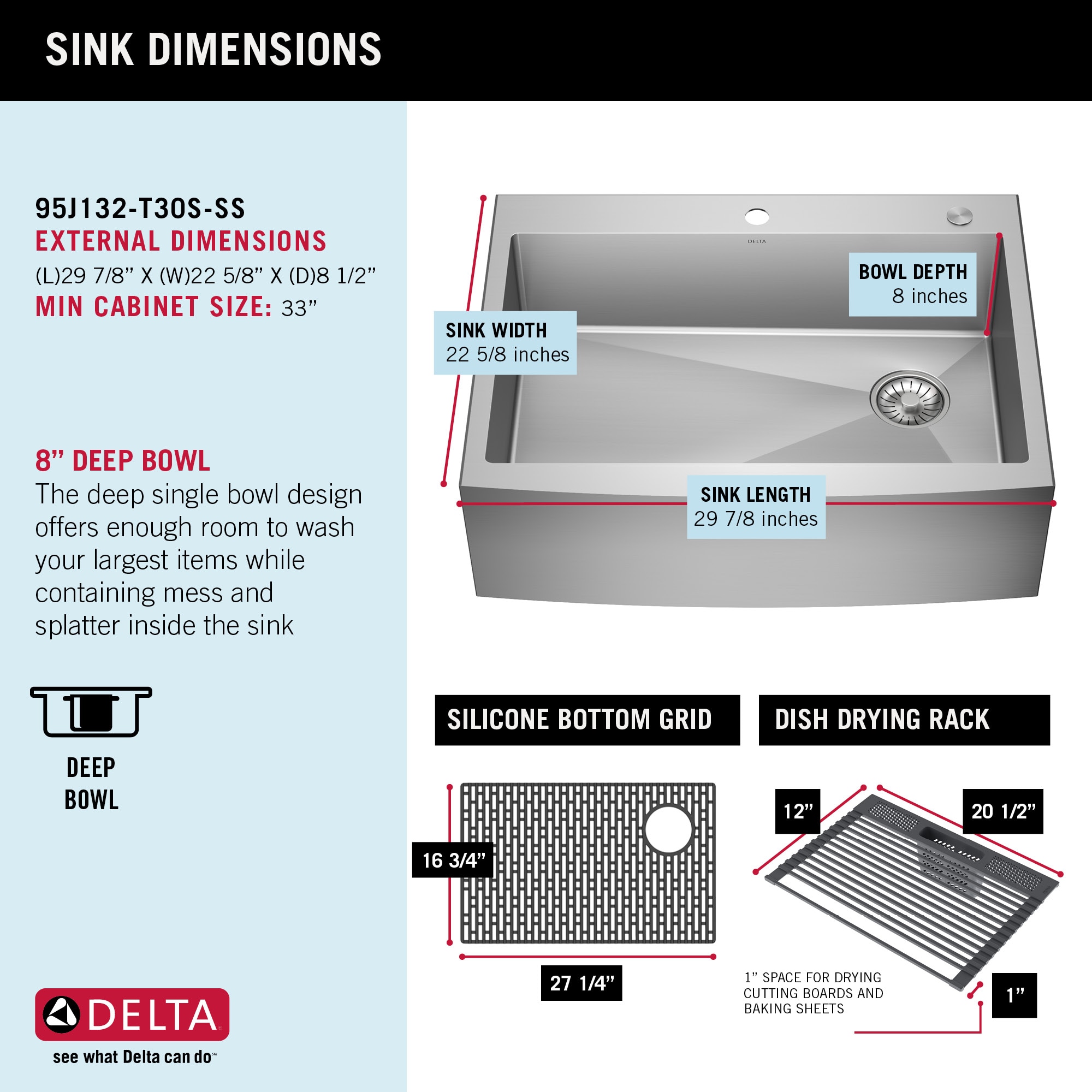 Delta 95J132-T30S-SS Kitchen-Sinks - View #7