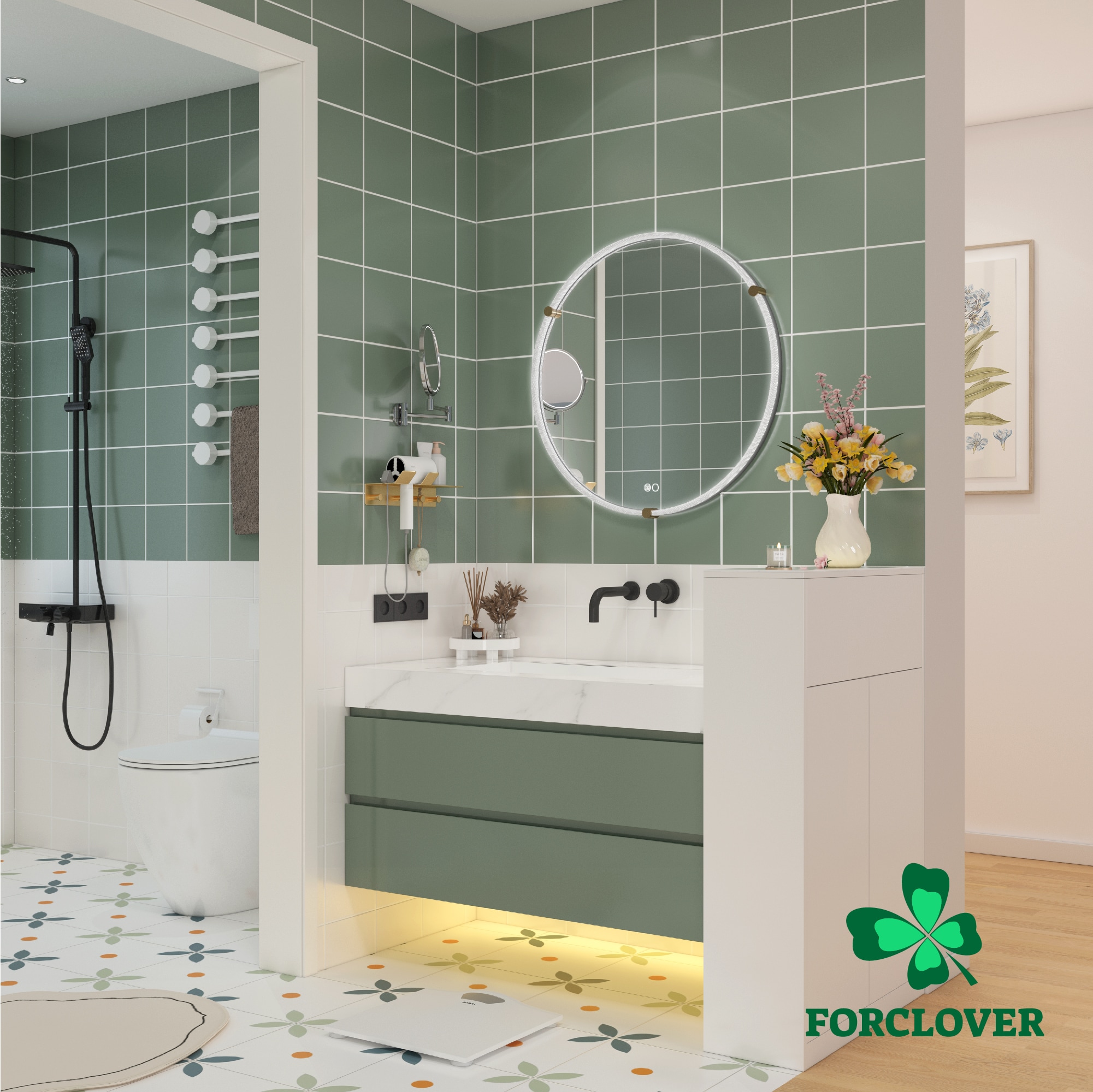 Forclover EVR-BM02 Framed-Bath-Mirrors - View #11