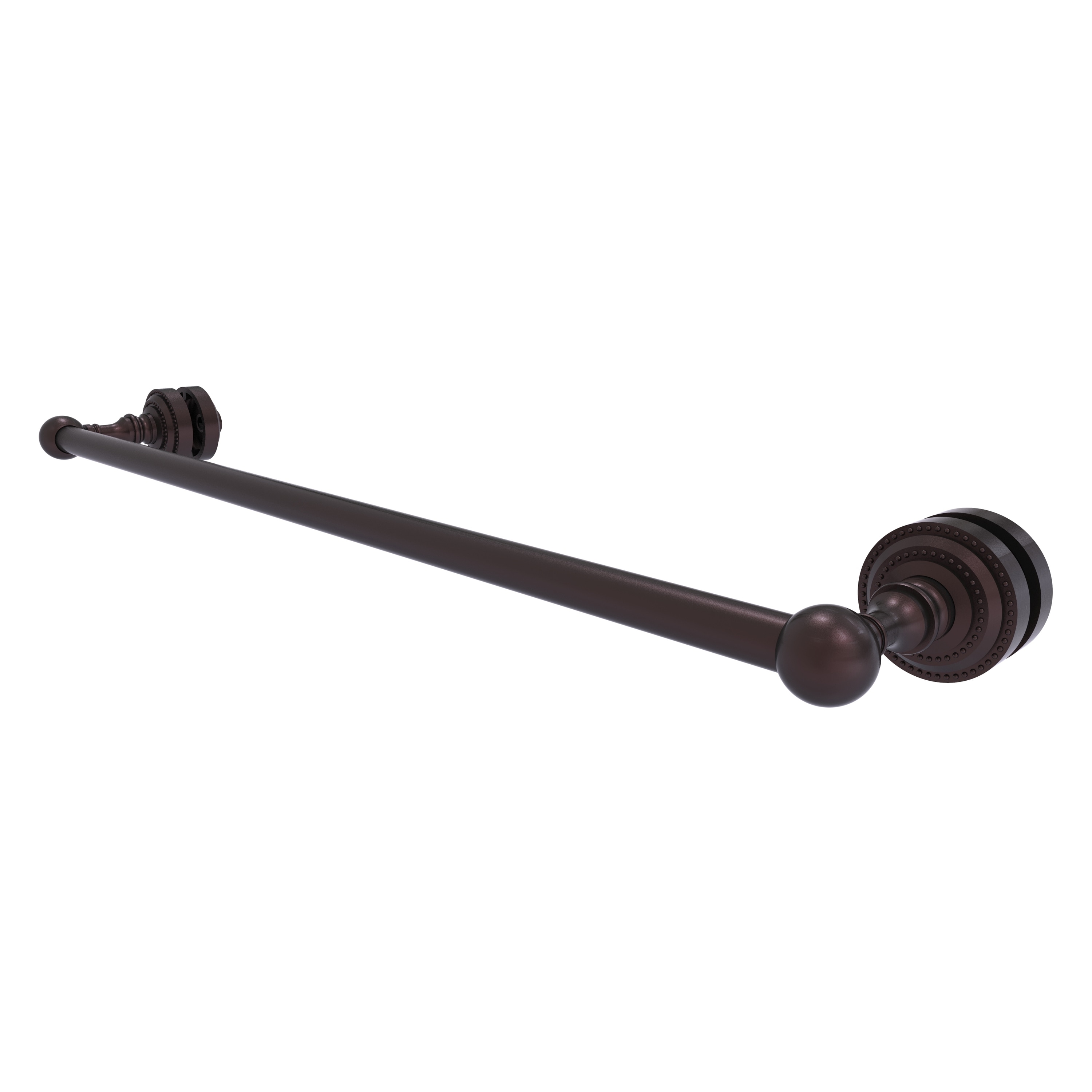 Allied Brass DT-41-SM-24-ABZ Dottingham 24-in Antique Bronze Wall mount Single Towel Bar