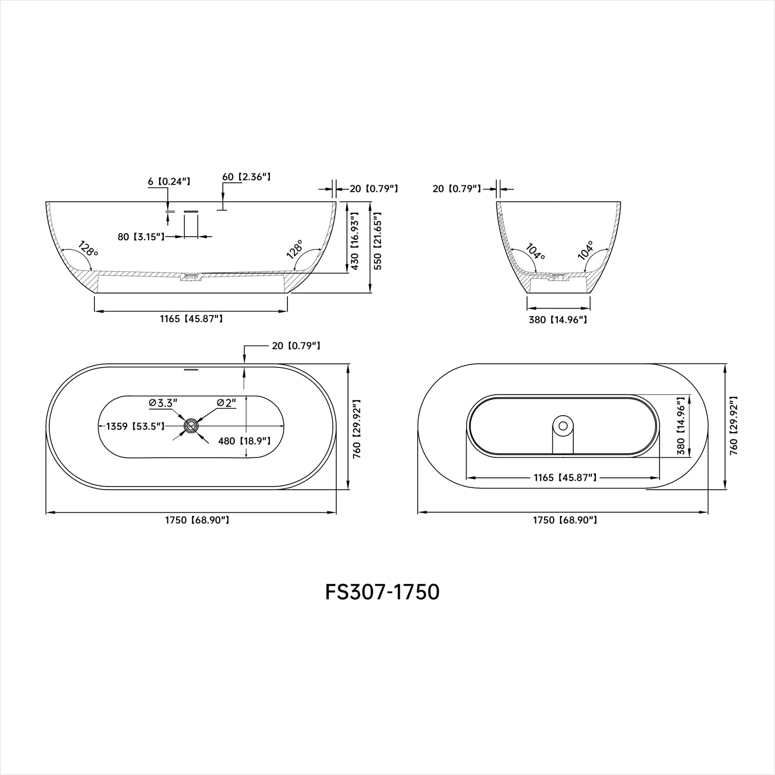 Naturefalls PWJBCIALC7P9 bathtubs - View #6