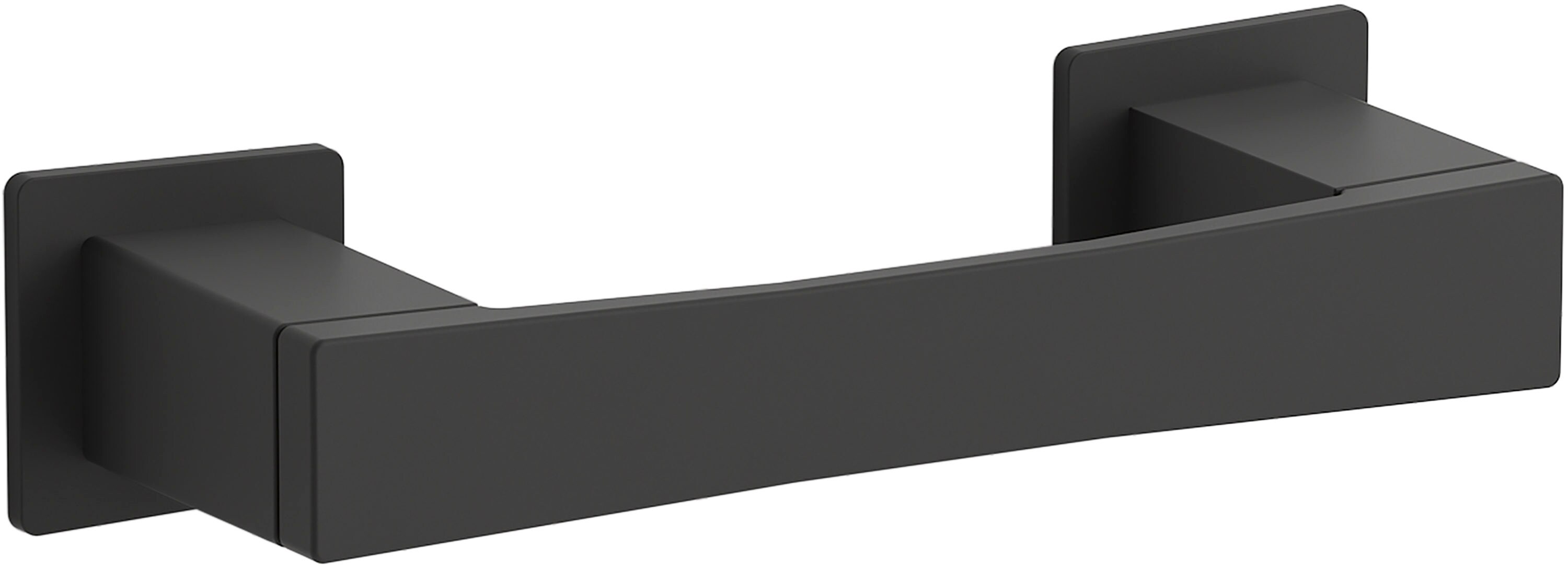 KOHLER Kumin Matte Black Wall Mount Pivot Toilet Paper Holder in the Toilet  Paper Holders department at