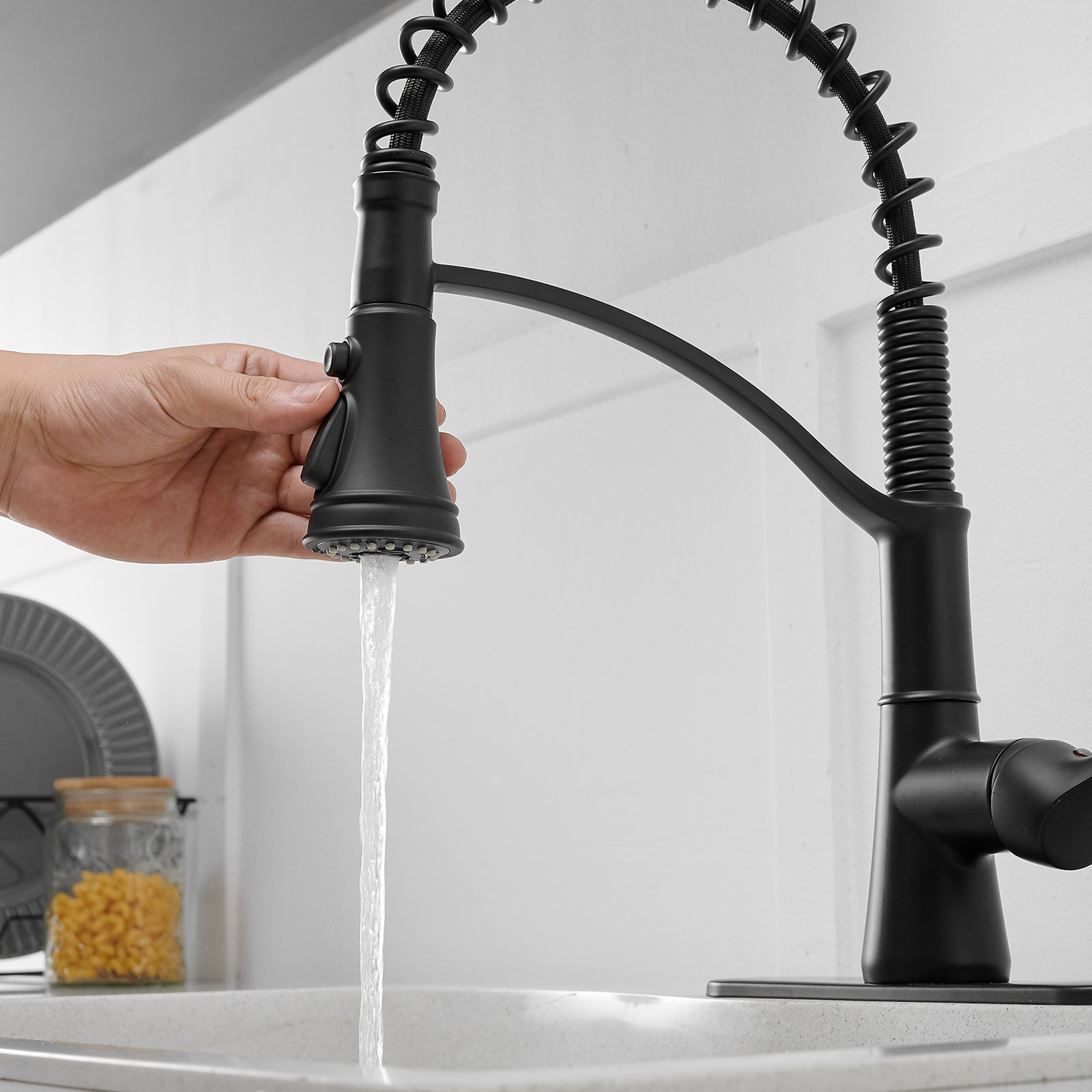 BWE A-94556-BLACK Kitchen-Faucets - View #6