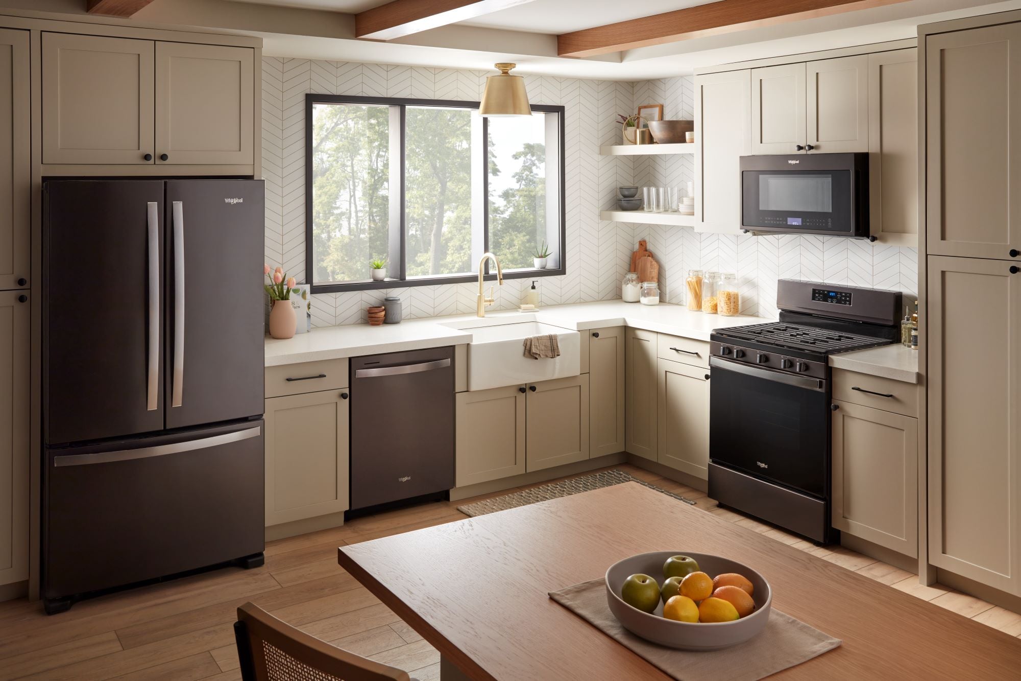 Whirlpool® 1.9 cu.ft. Fingerprint Resistant Stainless Steel Over