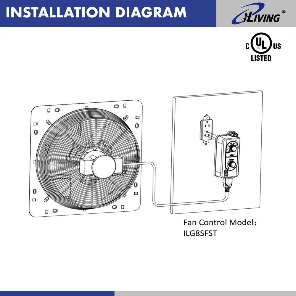 iLIVING ILG8SFST Fan-Controls - View #3
