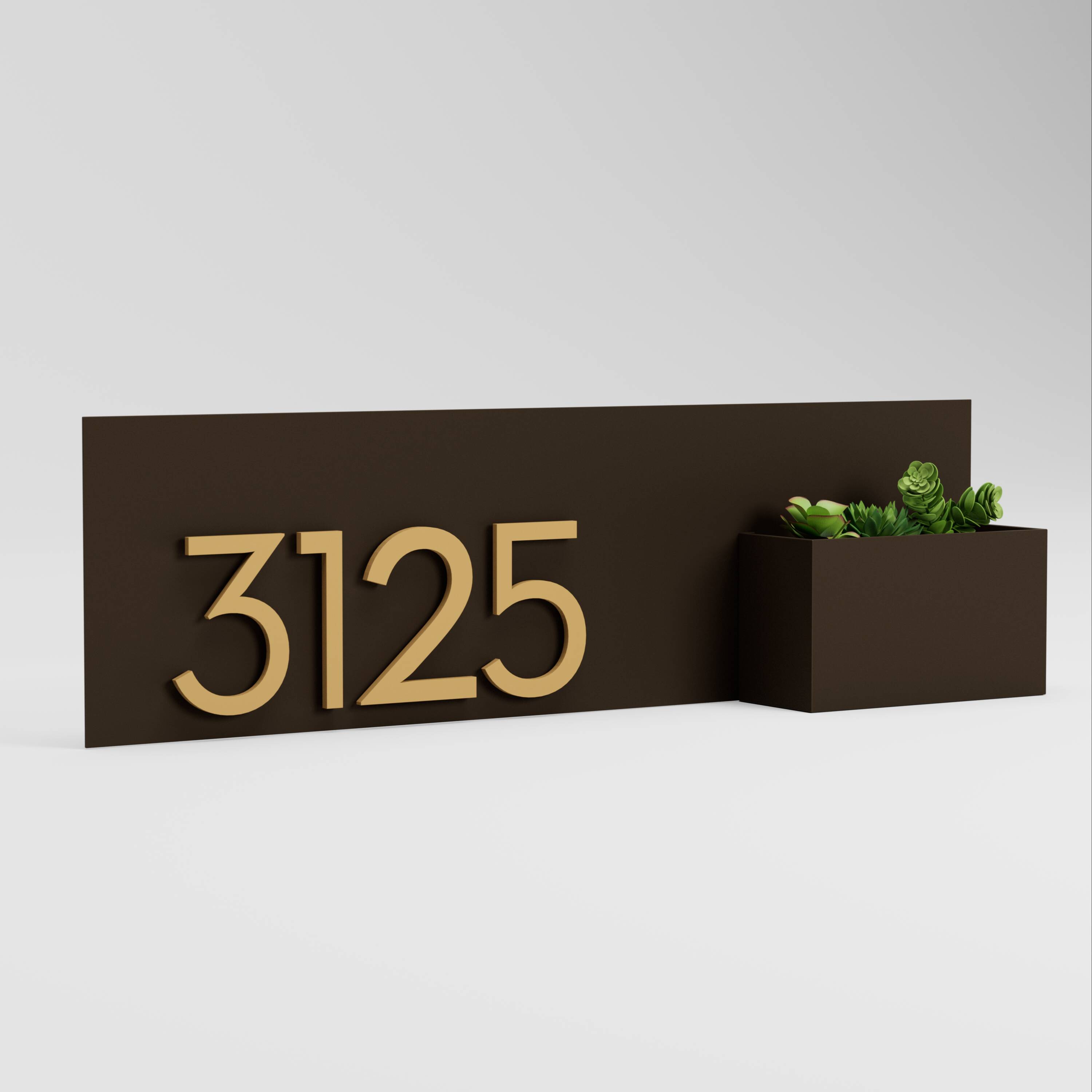 Post & Porch VISTA-BROWN Outdoor-Plaques-Holders - View #2