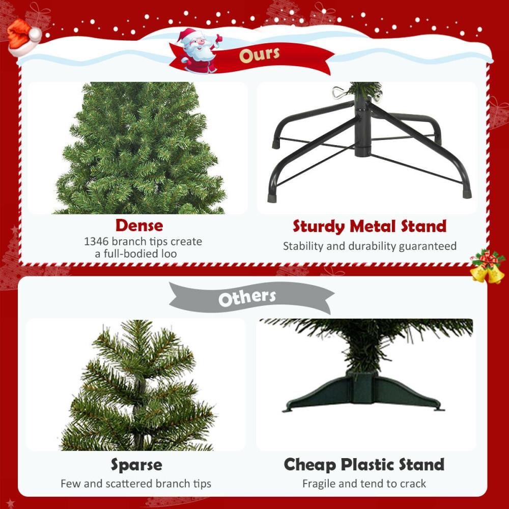 WELLFOR CM-HWY-22733 Artificial-Christmas-Trees - View #4