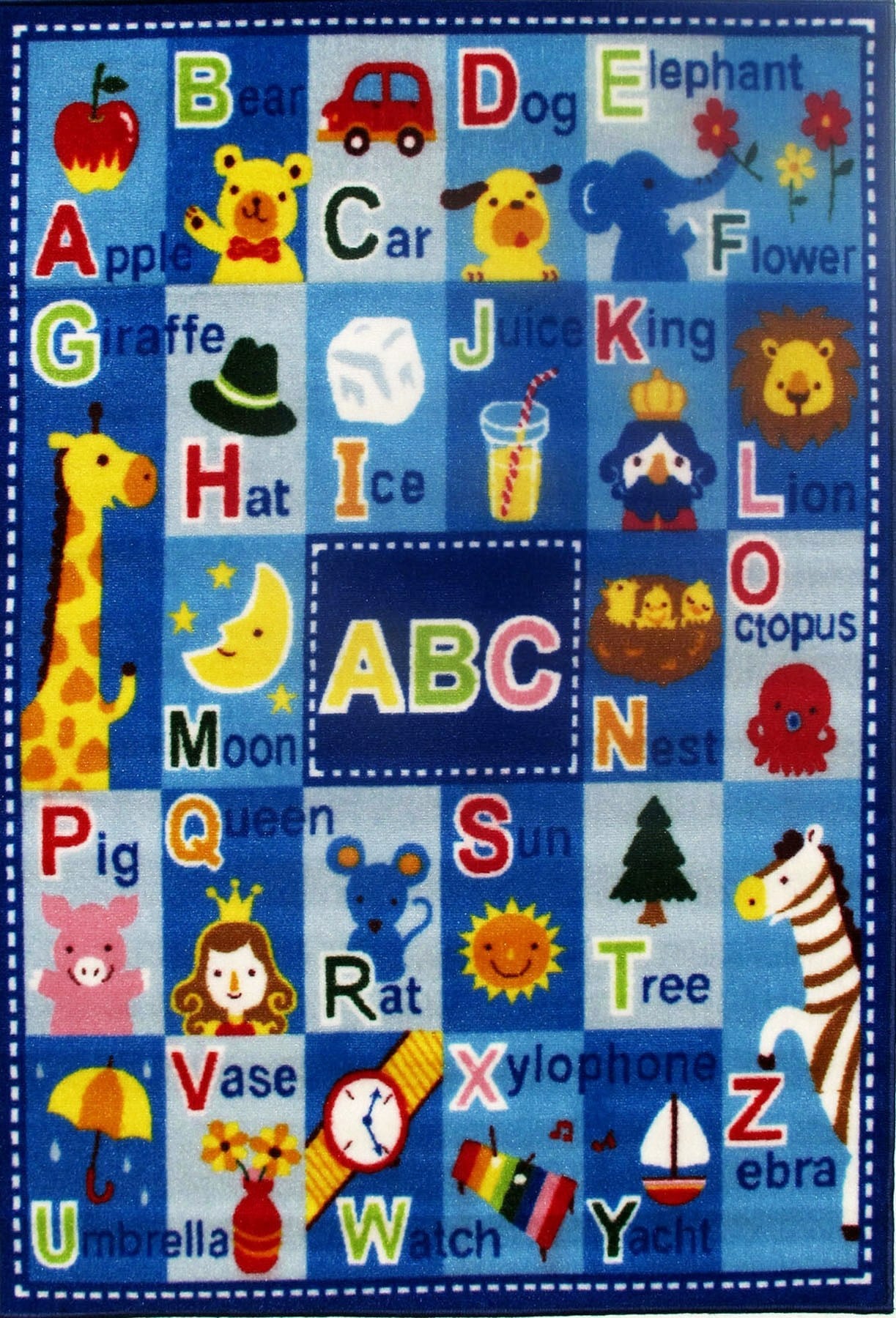 Fun Rugs FT-95 3958 Fun Time 3 x 4 Multi-color Indoor Area Rug