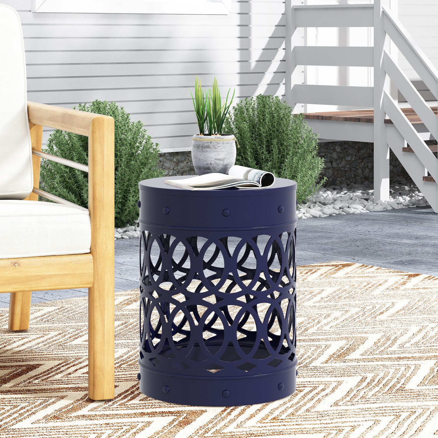 Streamdale Furniture 73607.00NBLU Patio-Tables - View #4