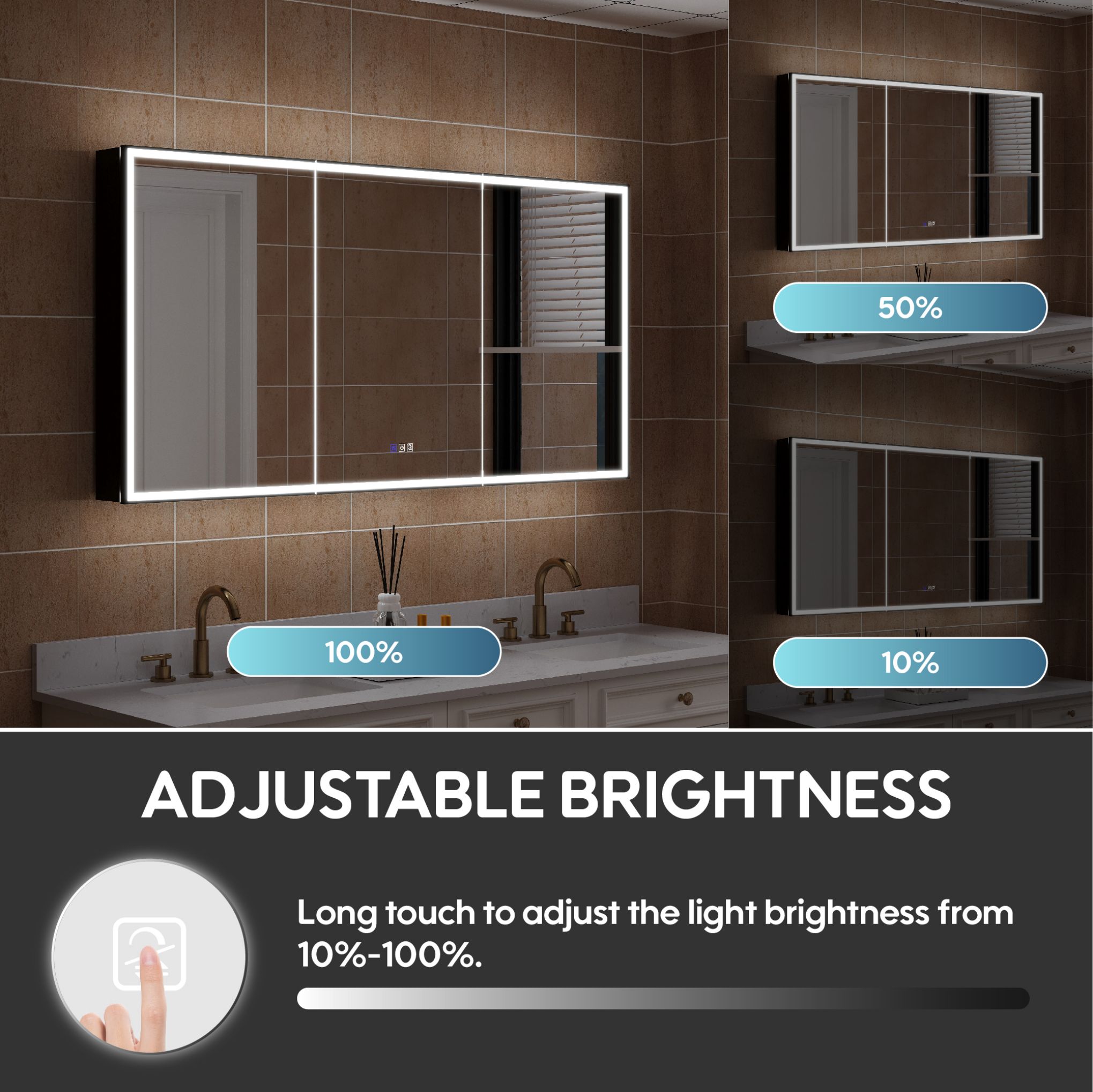 WELLFOR W12MCL6030 Bathroom-Medicine-Cabinets - View #5