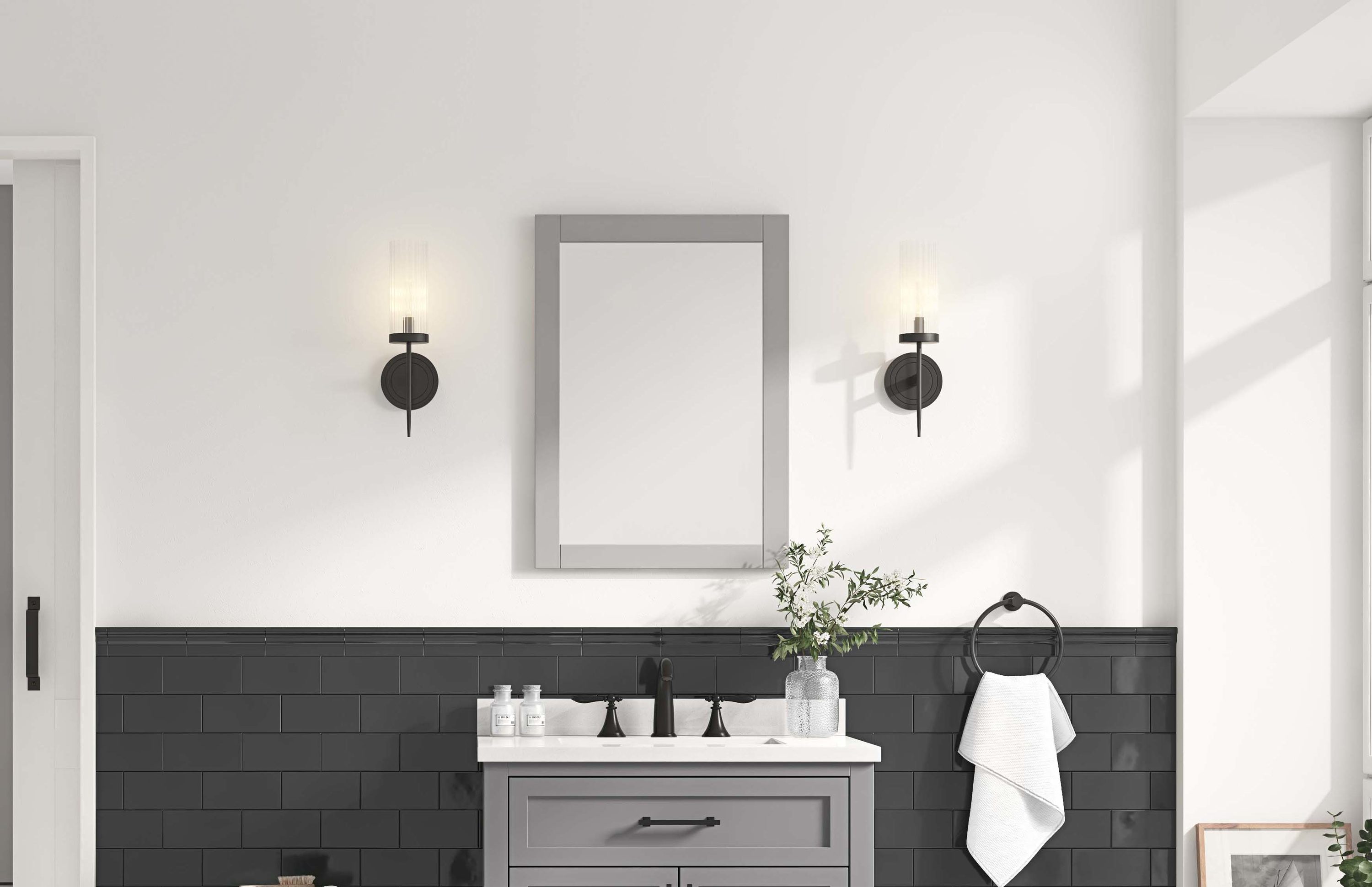 allen + roth BRINKHAVEN-MR-AG Framed-Bath-Mirrors - View #2