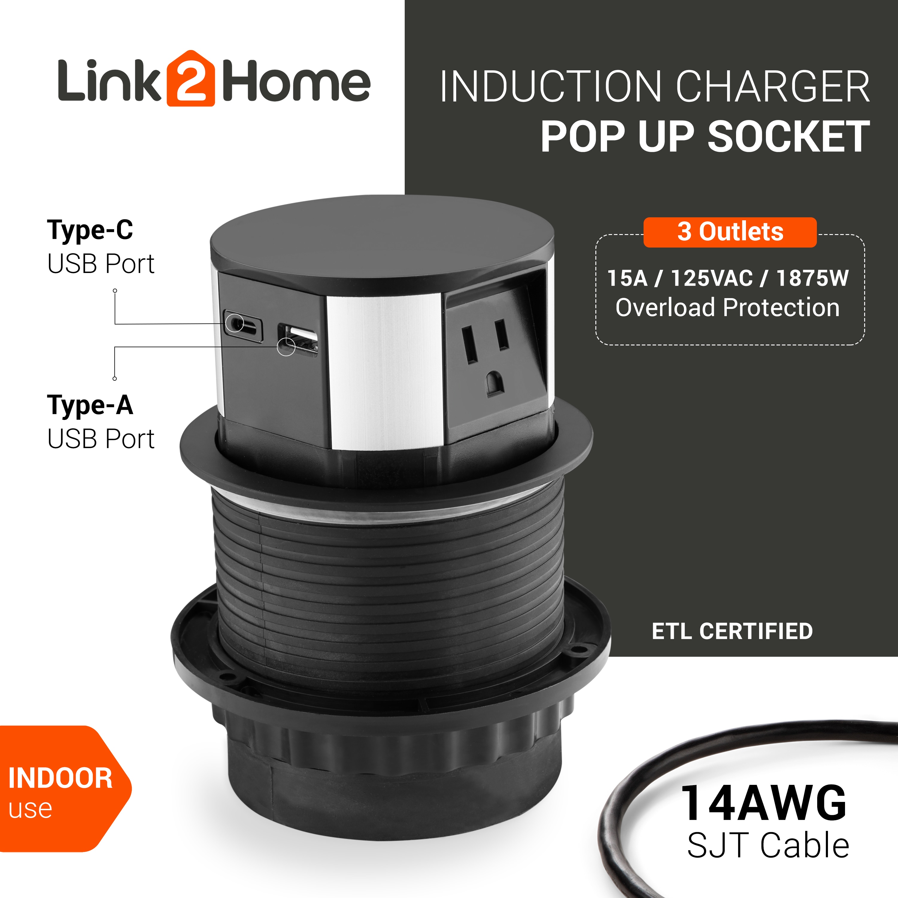 LINK2HOME EM-PU-150E Electrical-Power-Strips - View #2