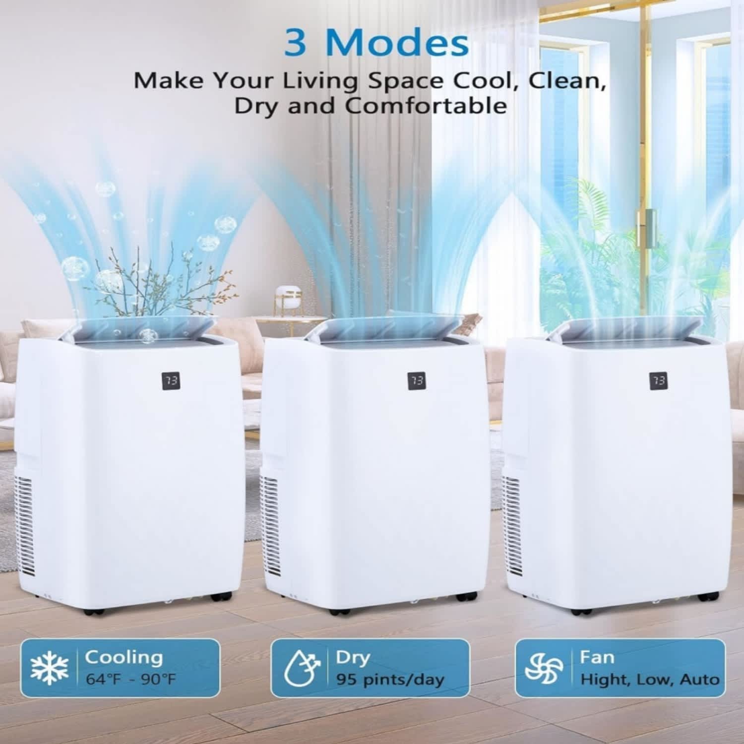 Qeetex LSHQQPHO-10I2J5VV Portable-Air-Conditioners - View #4