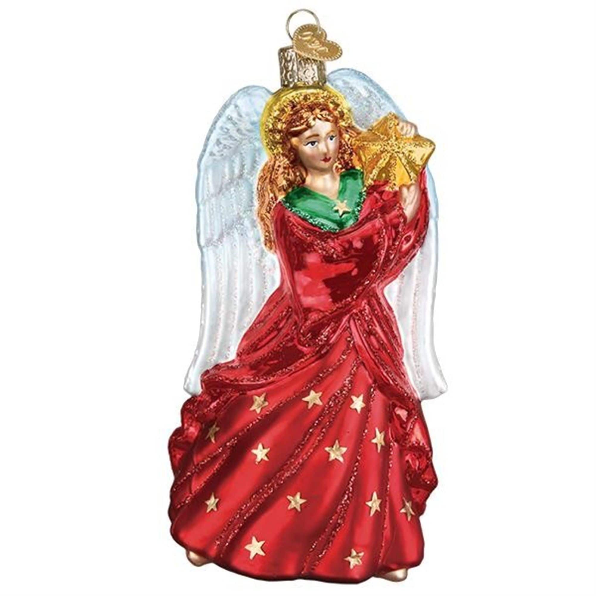 Old World Christmas 729343102331 Glass Blown Ornament For Christmas Tree - Radiant Angel