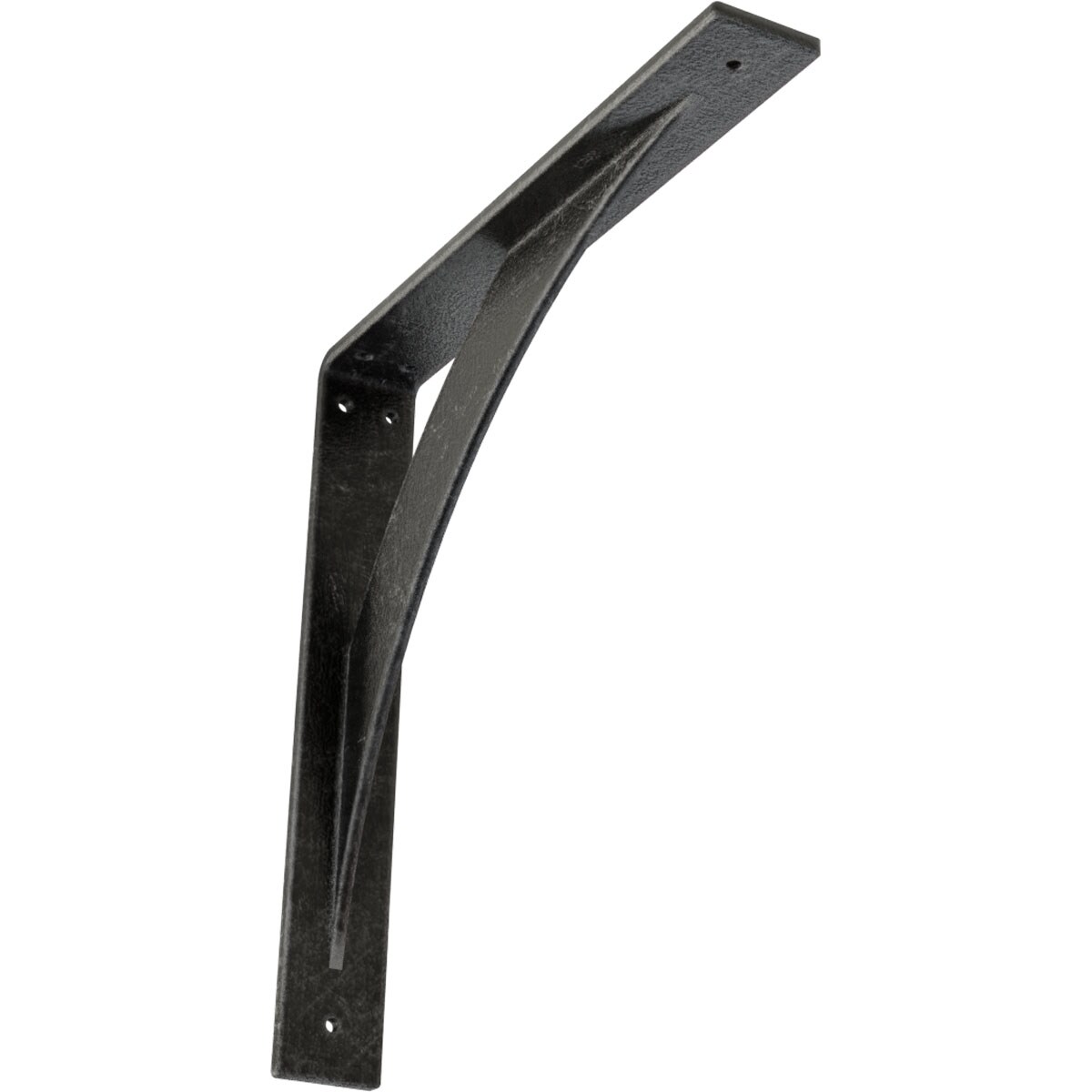 Ekena Millwork BKTM02X14X14LEASV Legacy 14-in x 2-in x 14-in Gray Steel Mounting bracket