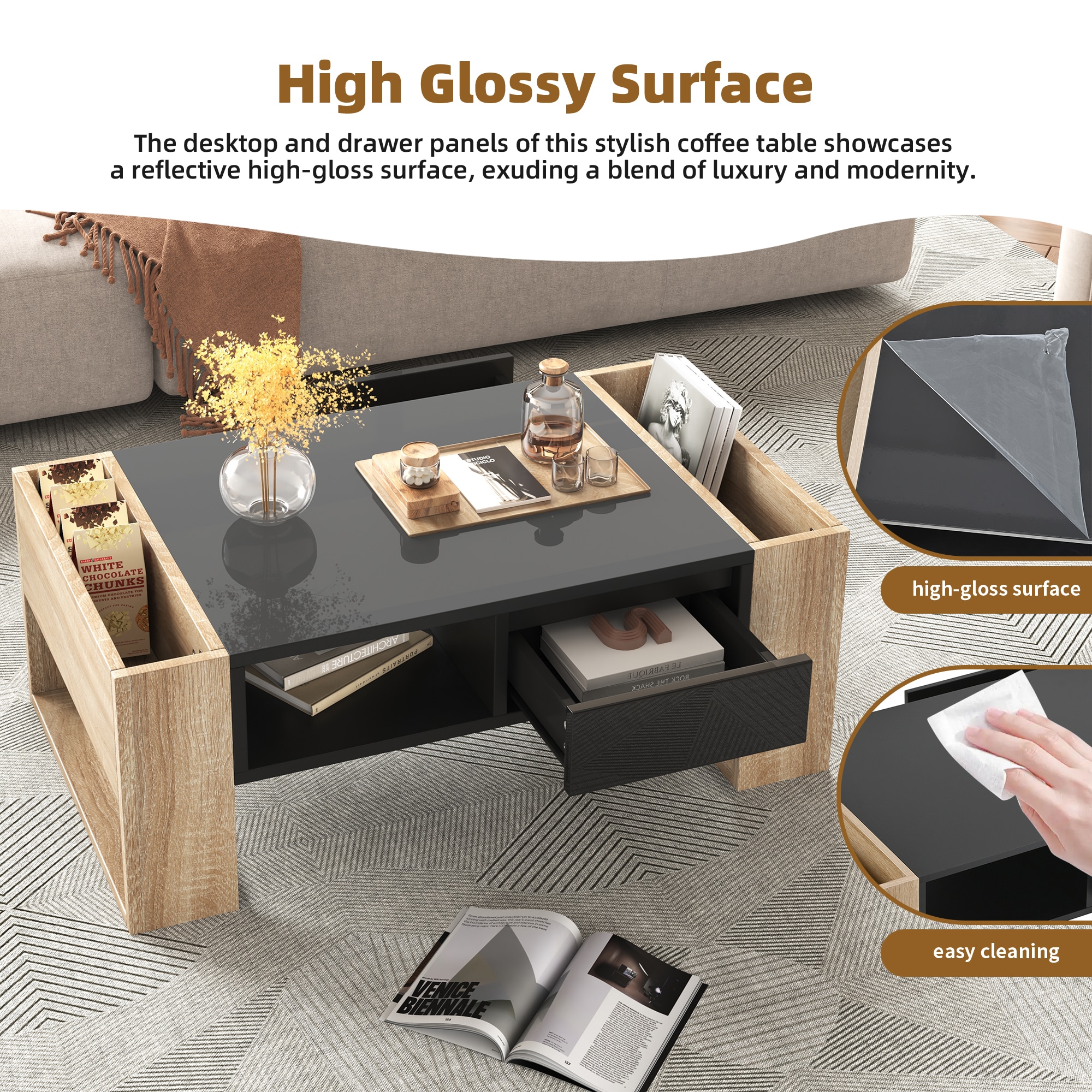 ModernLuxe N721P205792B Coffee-Tables - View #4