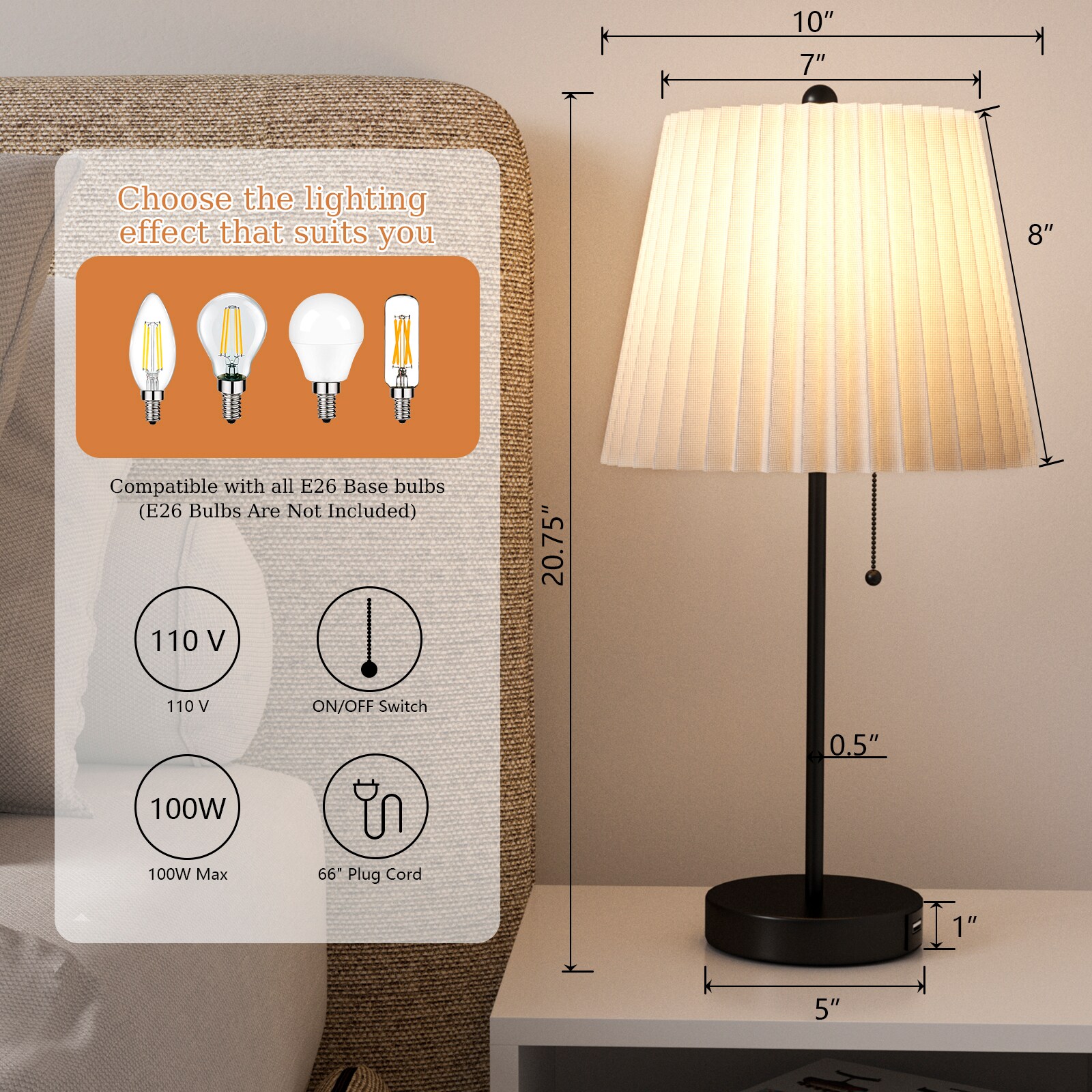 Maxax T230-BK Table-Lamps - View #5