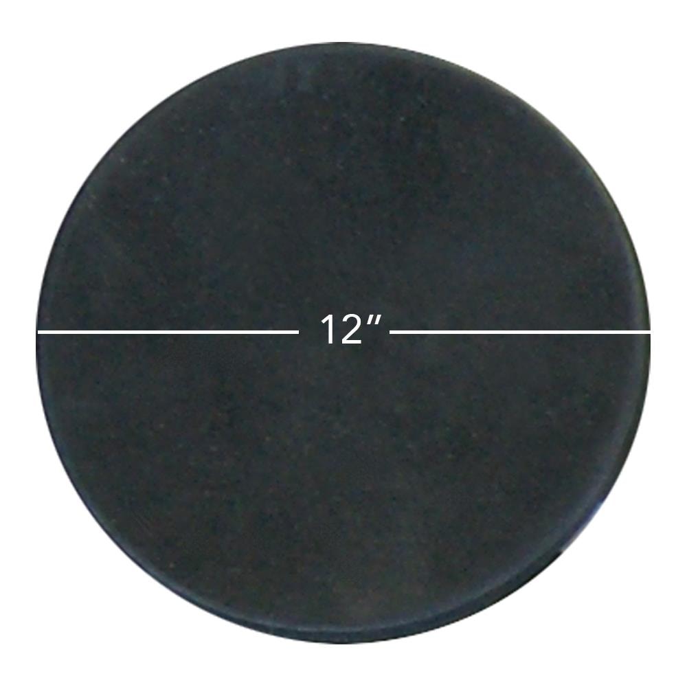Rubber-Cal 22-01-062-C0120125 General-purpose rubber 1/16-in T x 12-in W x 12-in L Black Commercial 60A durometer Rubber Disc