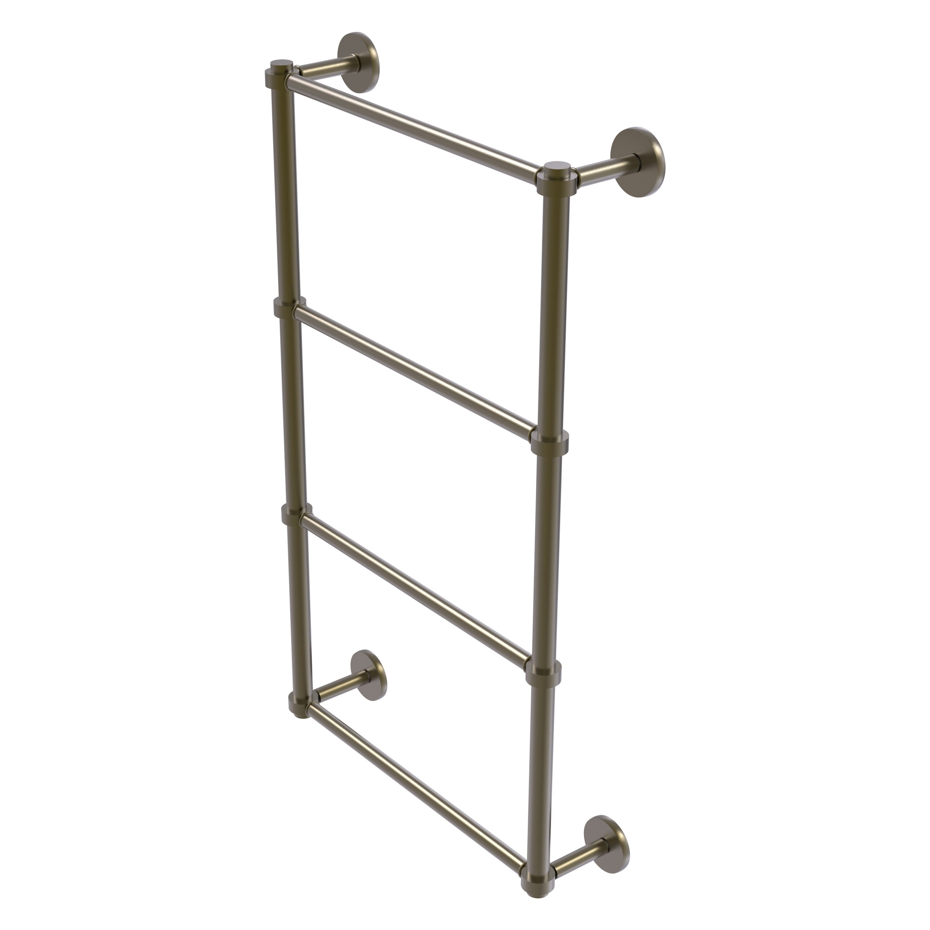 Allied Brass P1000-28-30-ABR Prestige Skyline 30-in double Antique Brass Wall mount 4-tier Towel Bar