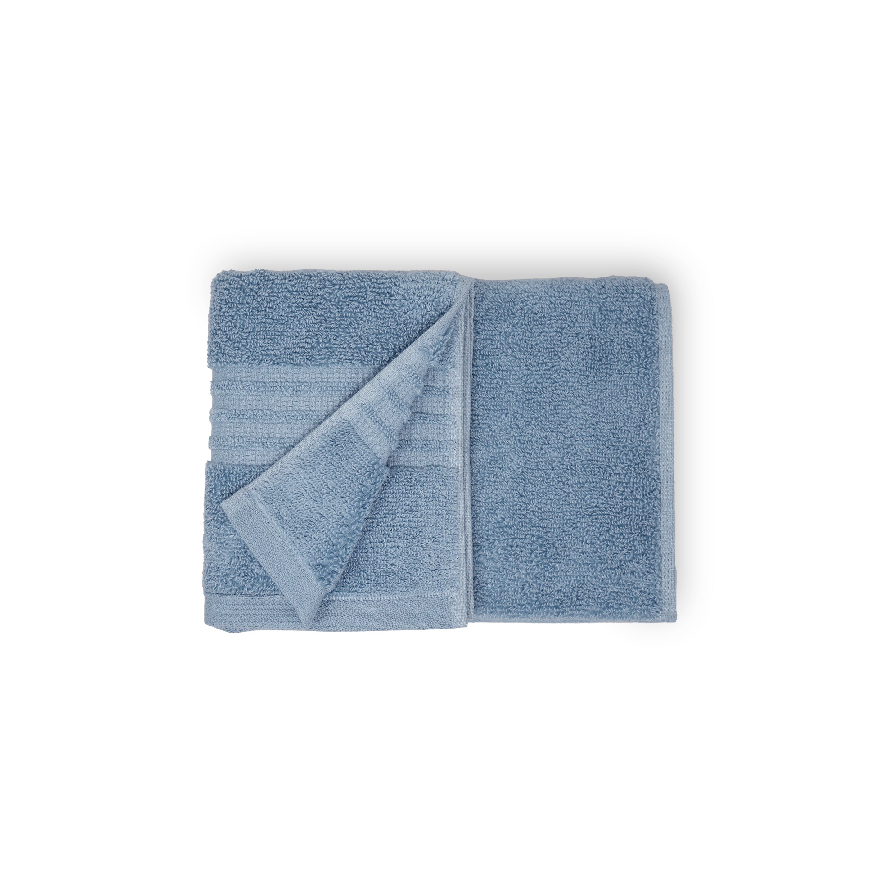 allen + roth 3-Piece Chambray Cotton Quick Dry Bath Towel Set