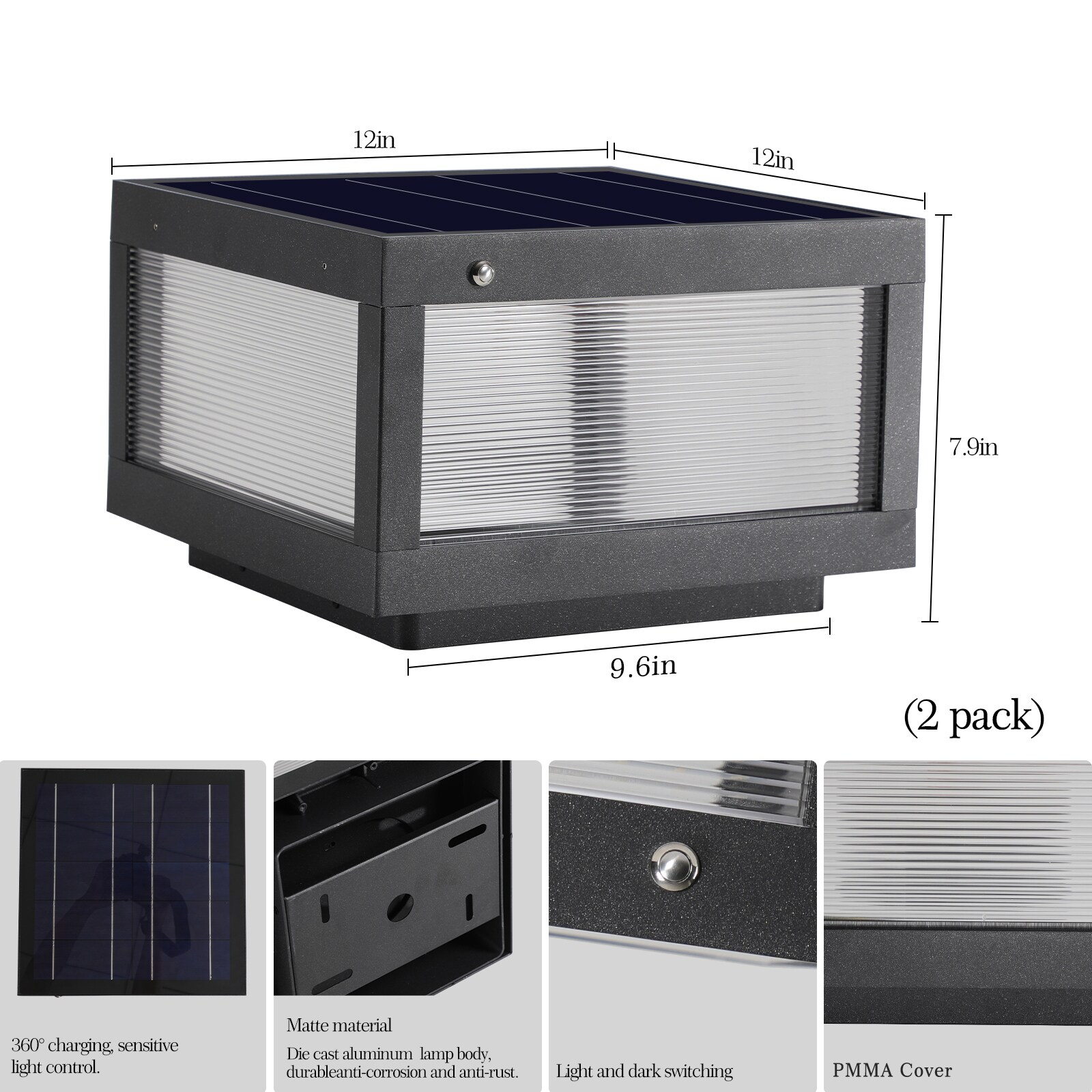 Dexmalle W2312P374774 Outdoor-Wall-Lighting - View #3