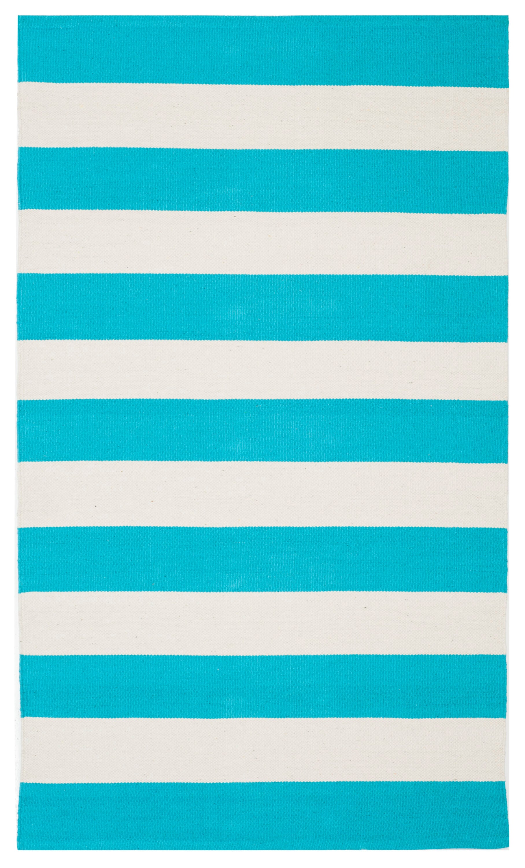 Montauk 712N Turquoise Ivory 3in x 5in Rug
