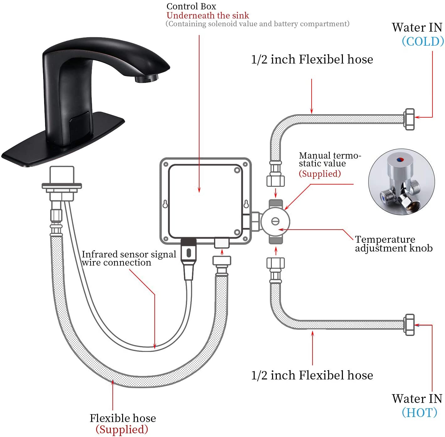 BWE A-918106-ORB Lavatory-Faucets - View #7