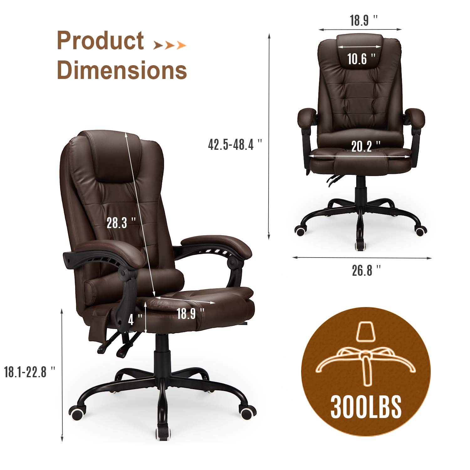 AECOJOY 13058UBR-LS01 Office-Chairs - View #3