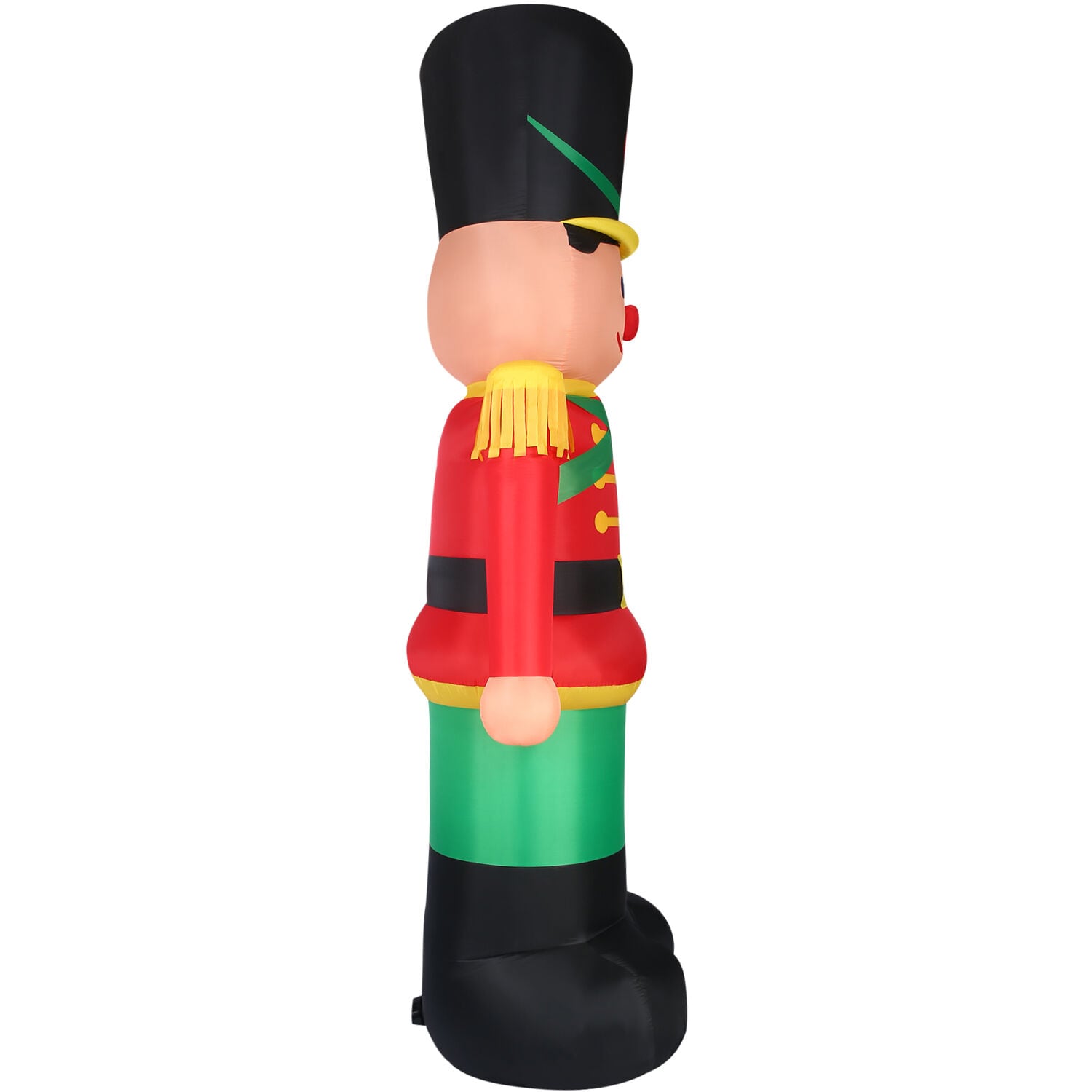 12-Foot Multicolor Polyester Pre-lit Nutcracker Christmas Inflatable