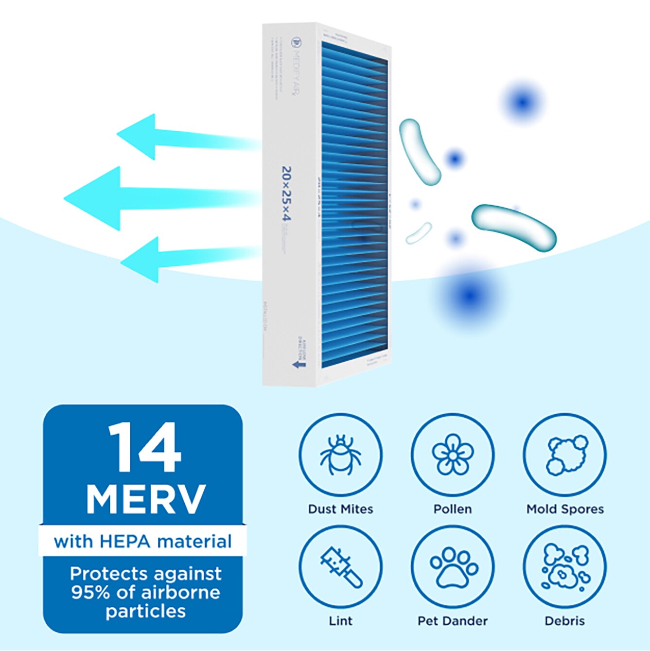 Medify Air MA-HVAC-14A20254-2 Air-Filters - View #2