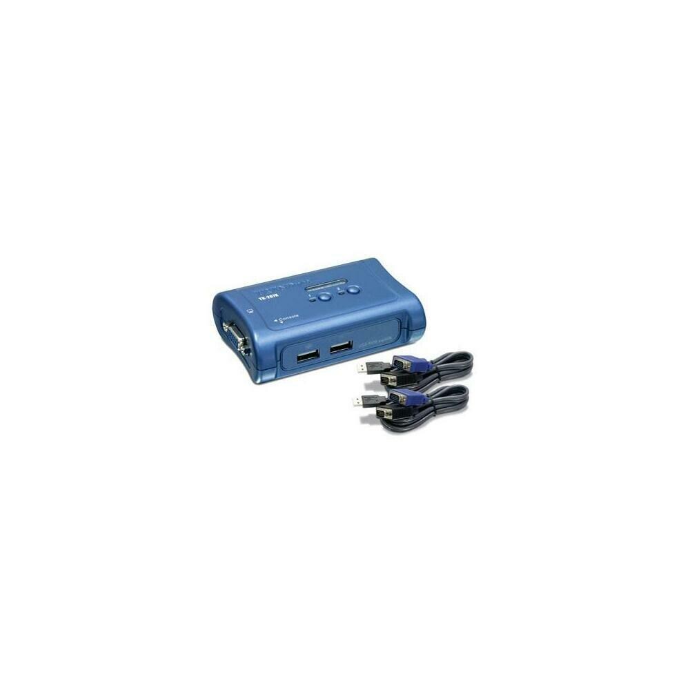FastTrack ZX9DHTK207K 2-Port USB KVM Switch